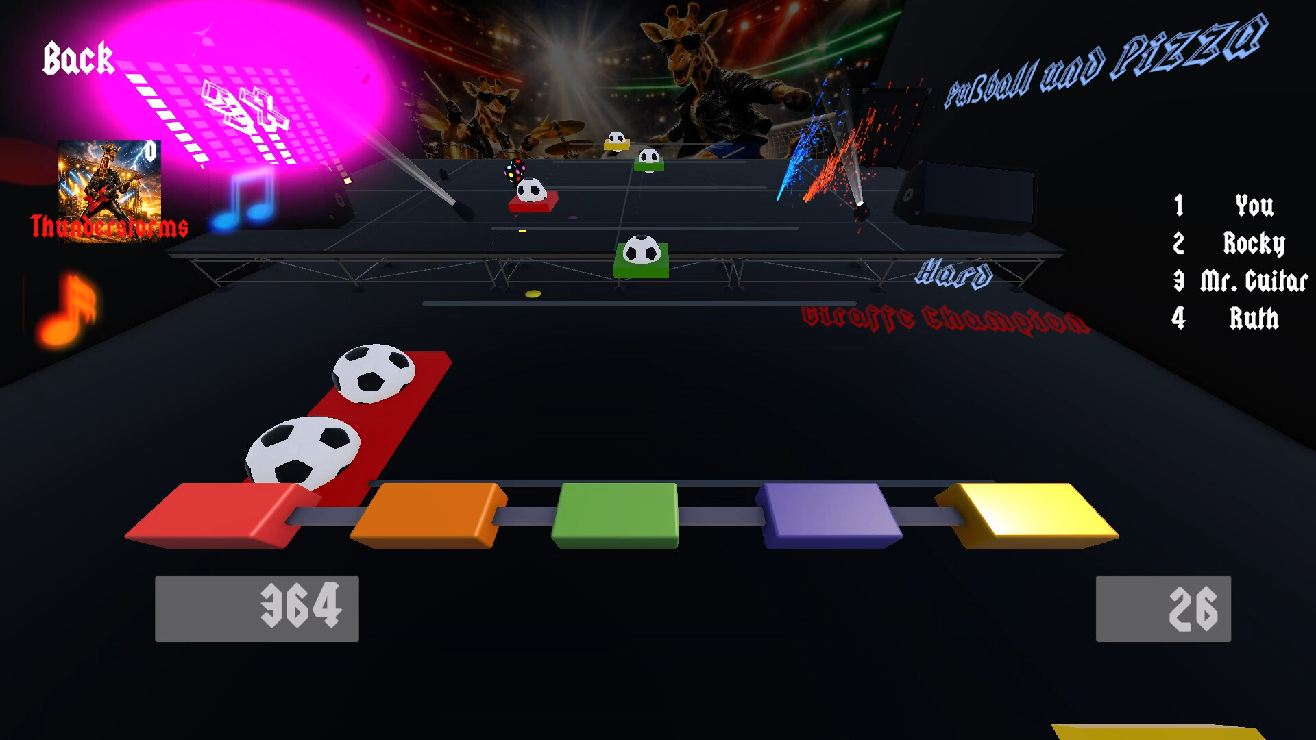 Giraffe Champion 2: Football Rock screenshot 6