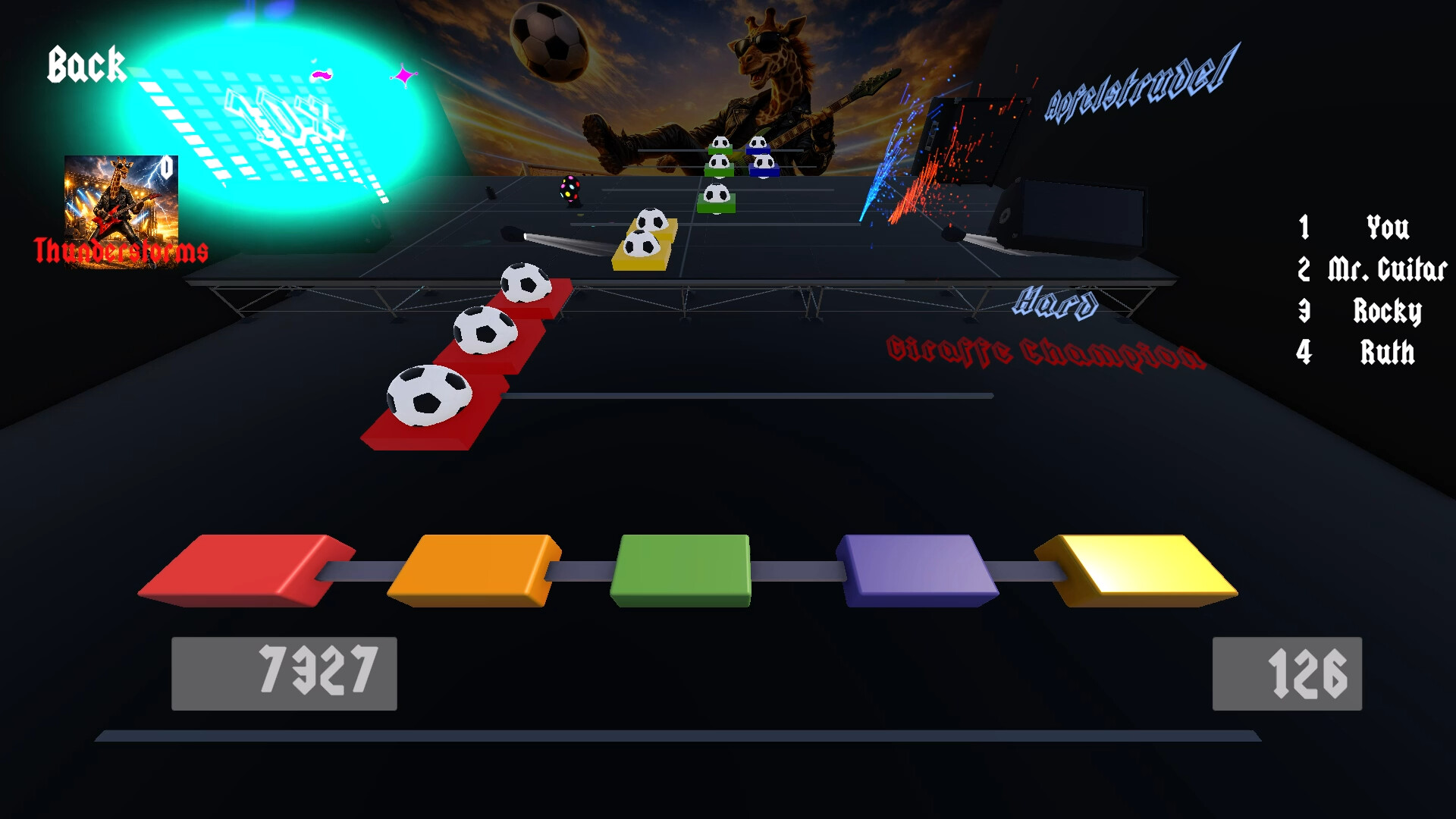 Giraffe Champion 2: Football Rock screenshot 10