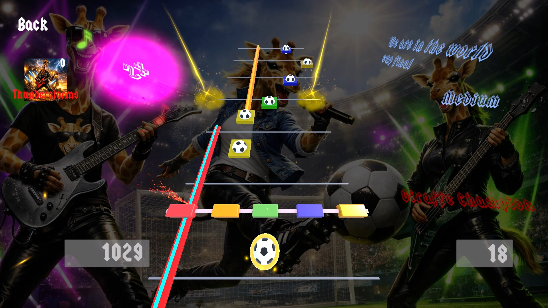 Giraffe Champion 2: Football Rock screenshot 5