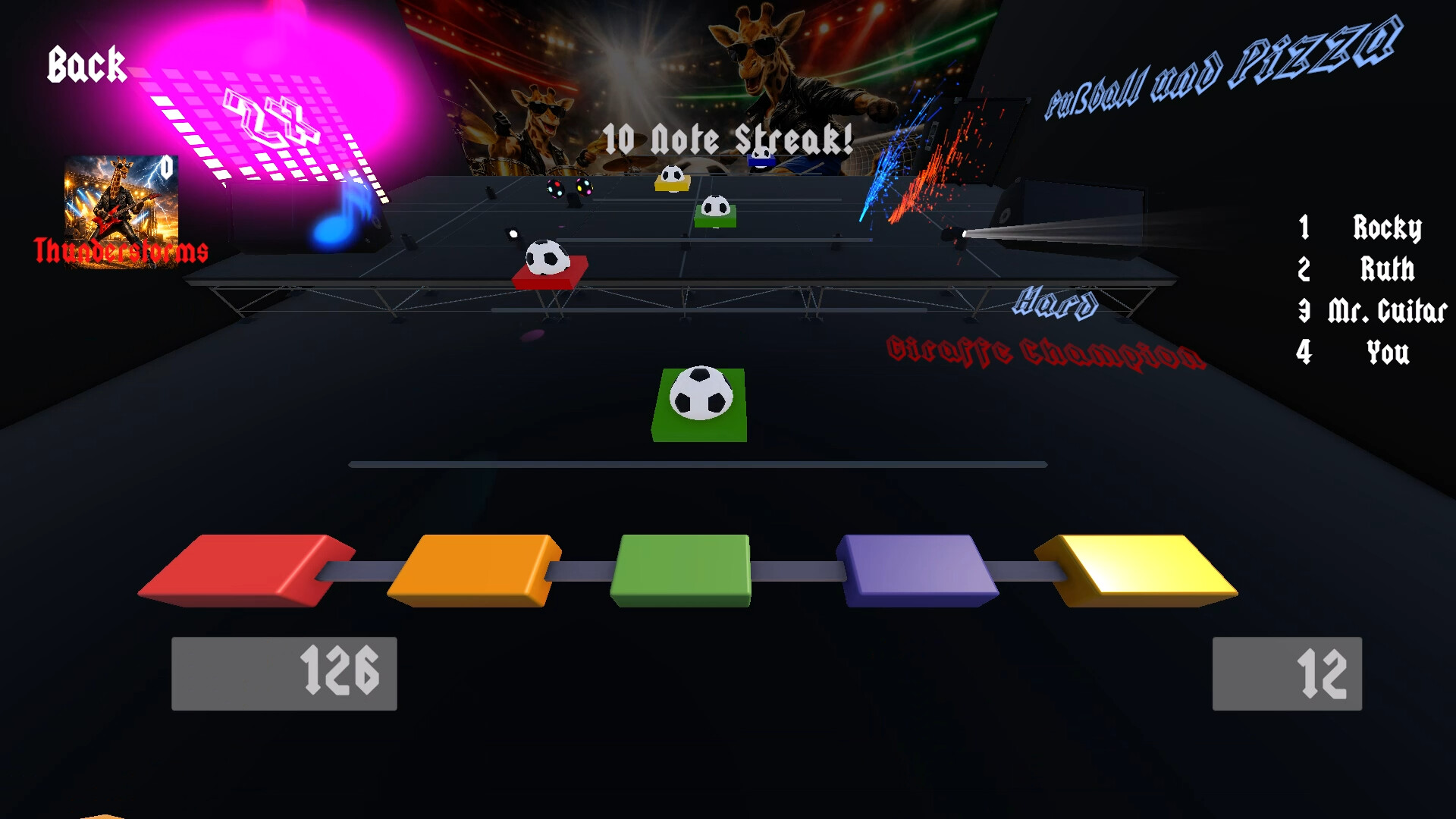 Giraffe Champion 2: Football Rock screenshot 3