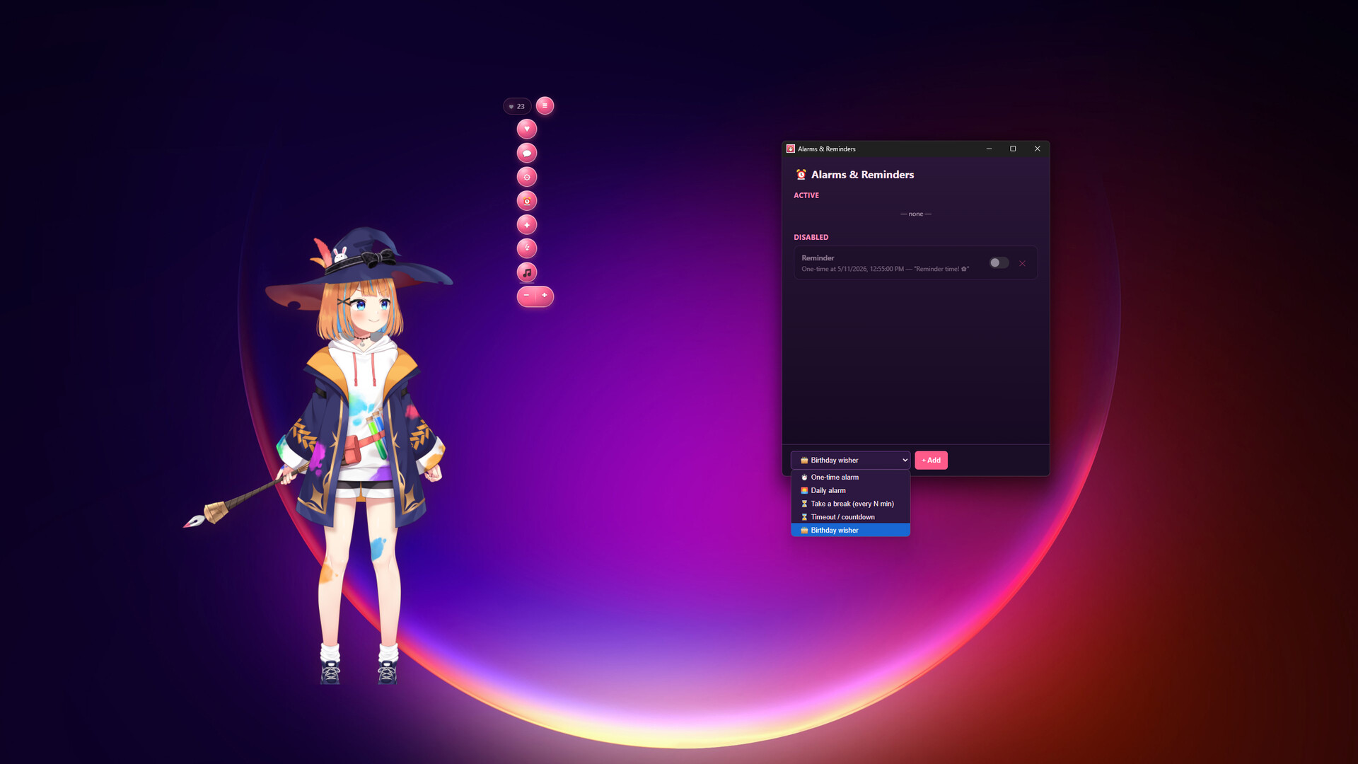 Desktop Waifu screenshot 5