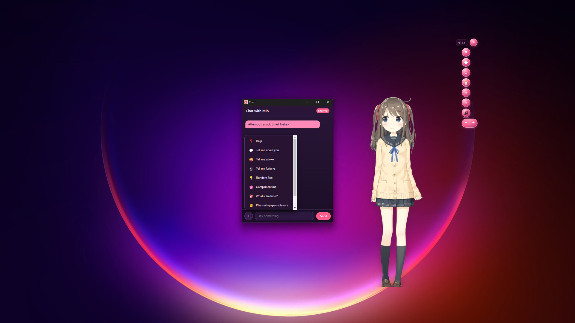 Desktop Waifu screenshot 2