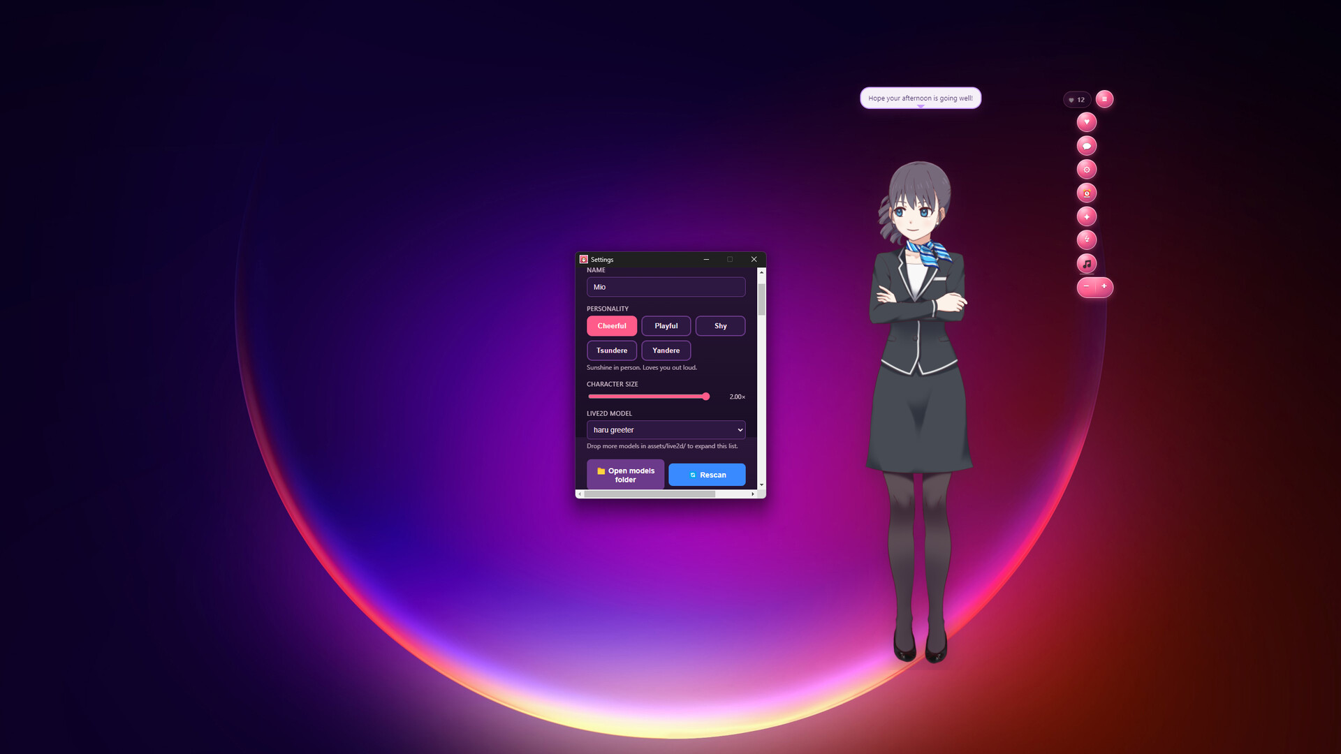 Desktop Waifu screenshot 4