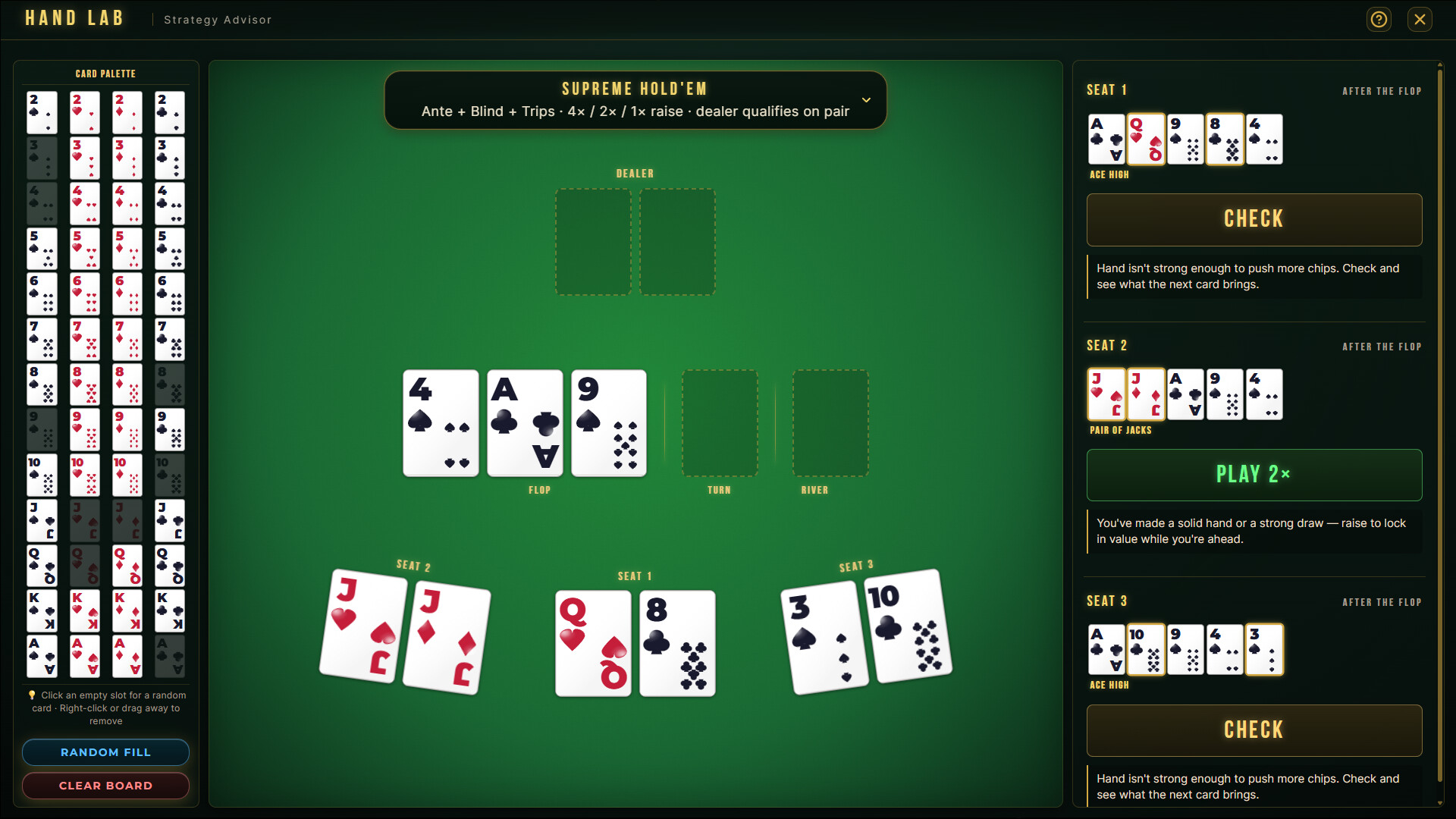 Vegas Hold'Em: Ultimate Casino Hold'em Poker Collection With Strategy Trainer screenshot 3