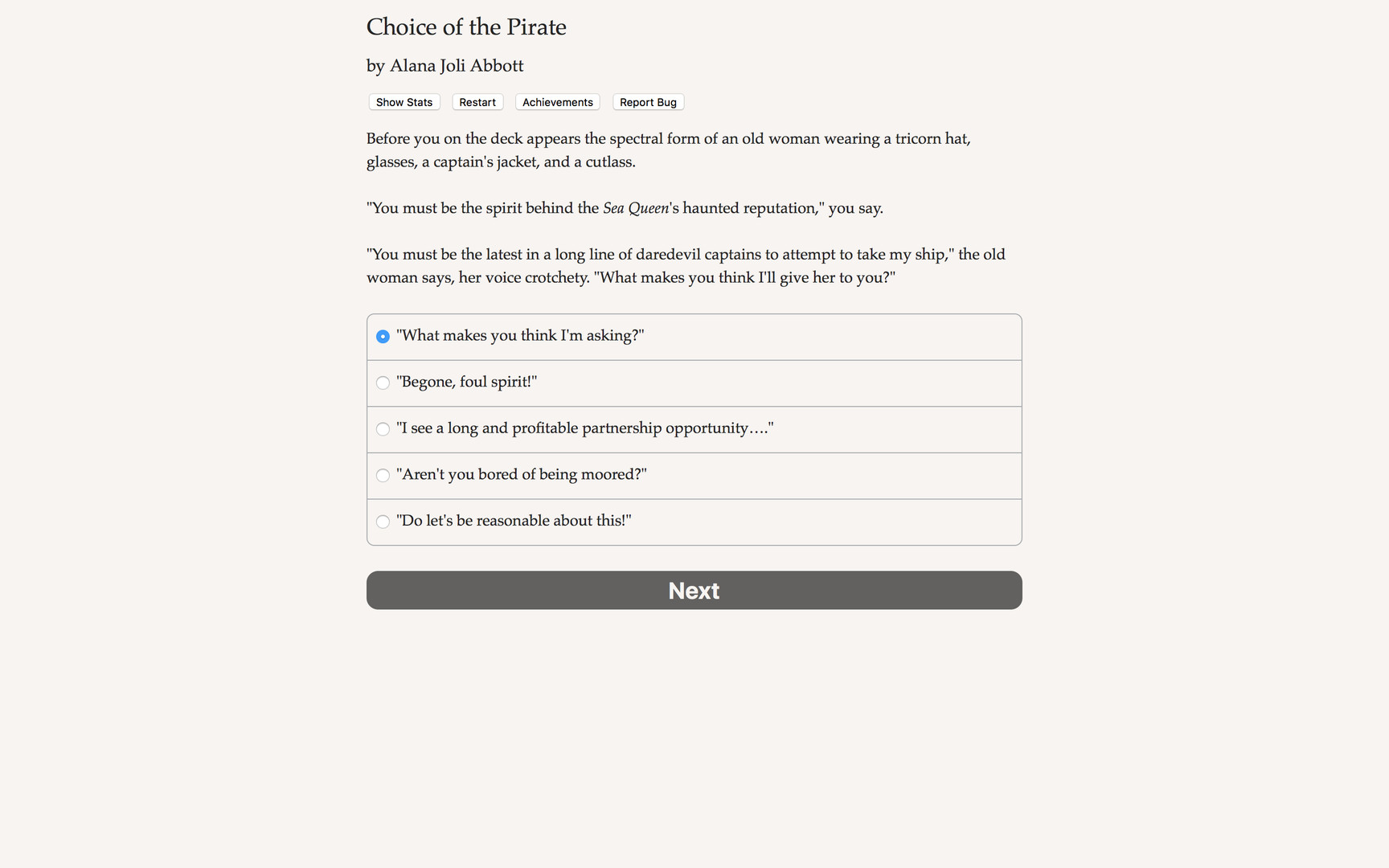 Choice of the Pirate screenshot 2