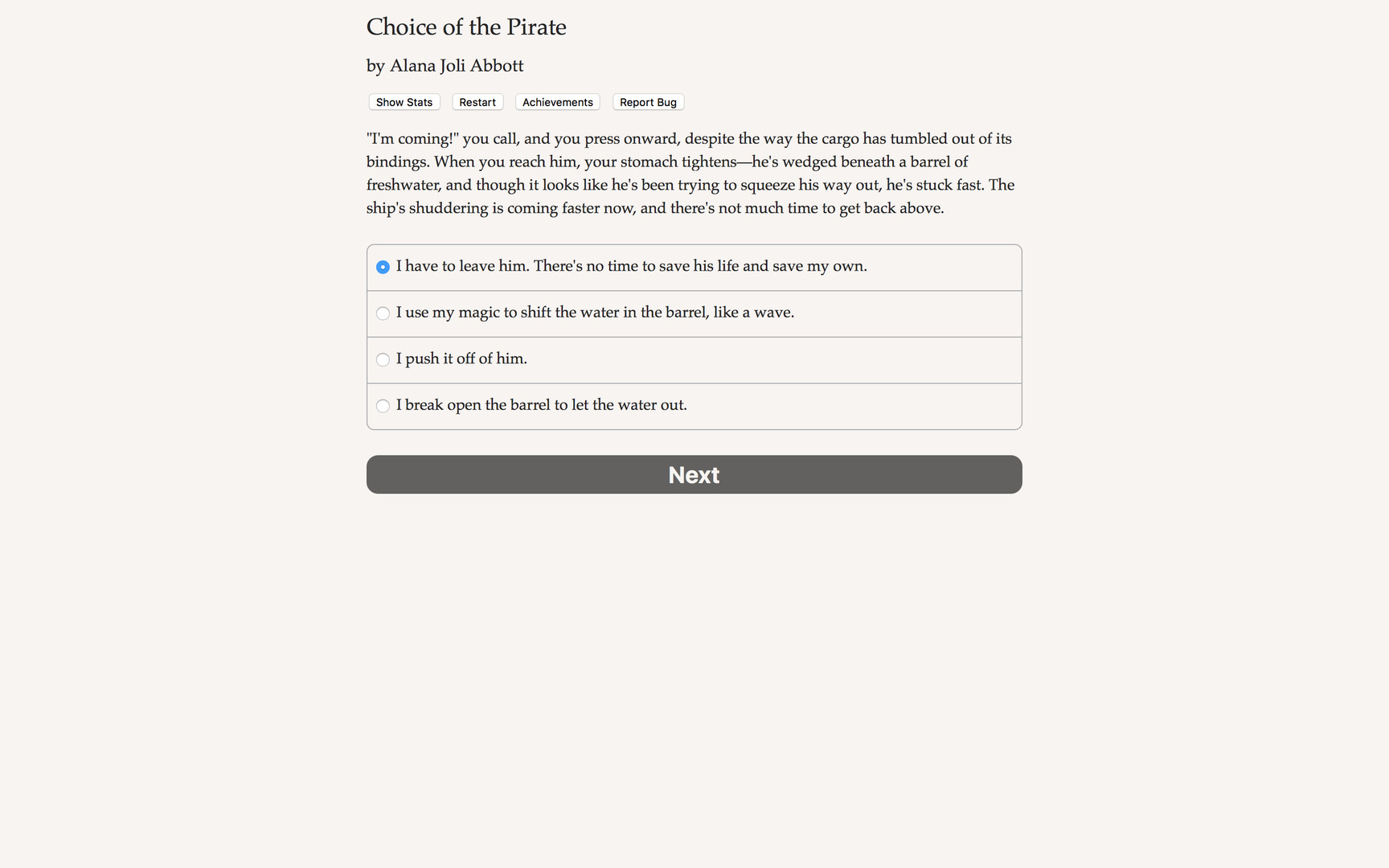Choice of the Pirate screenshot 1