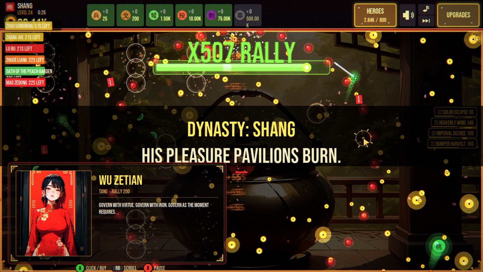 Mandate of Heaven : Dynasty Breakout Idle screenshot 2