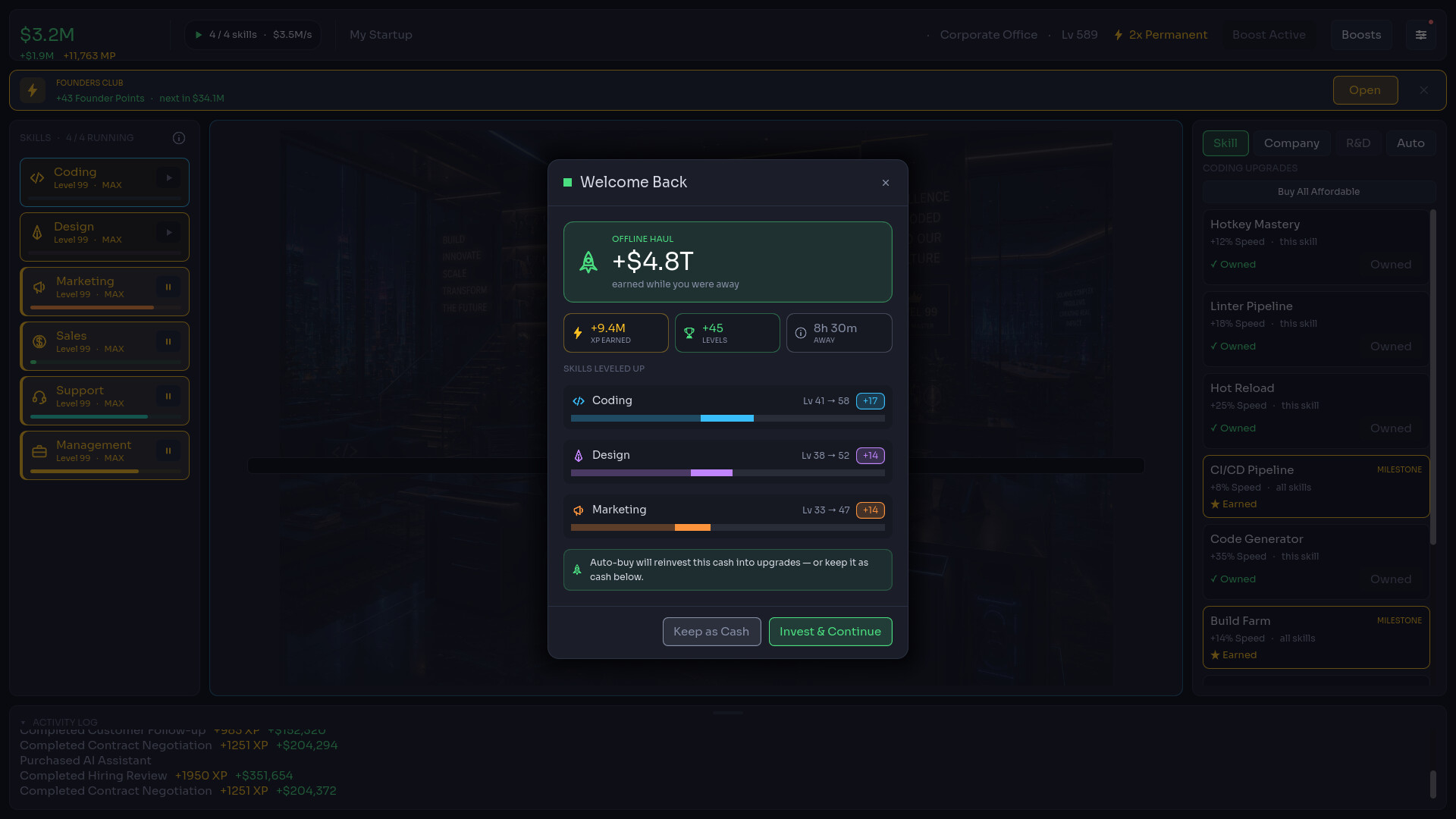 Idle Startup screenshot 4