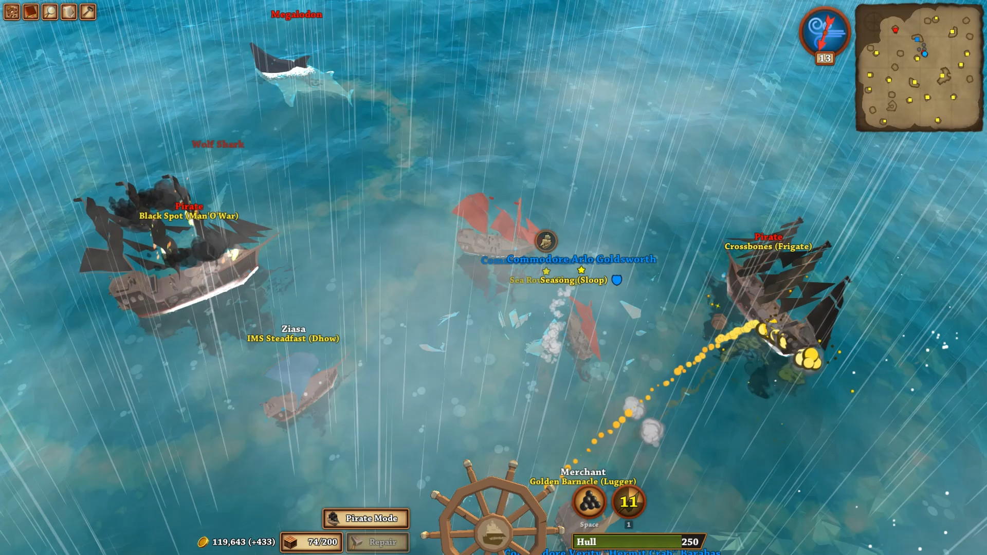 Pirates of the Polygon Sea screenshot 1