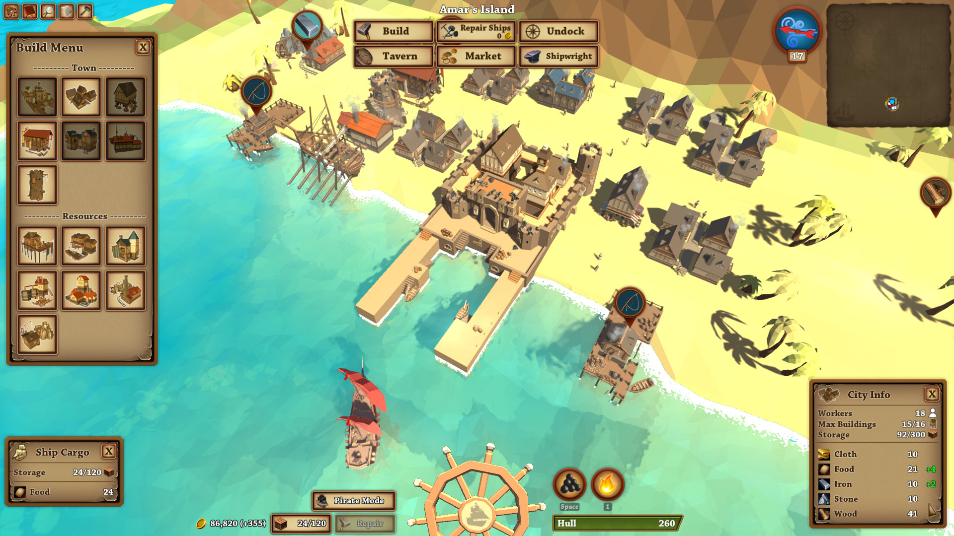 Pirates of the Polygon Sea screenshot 3
