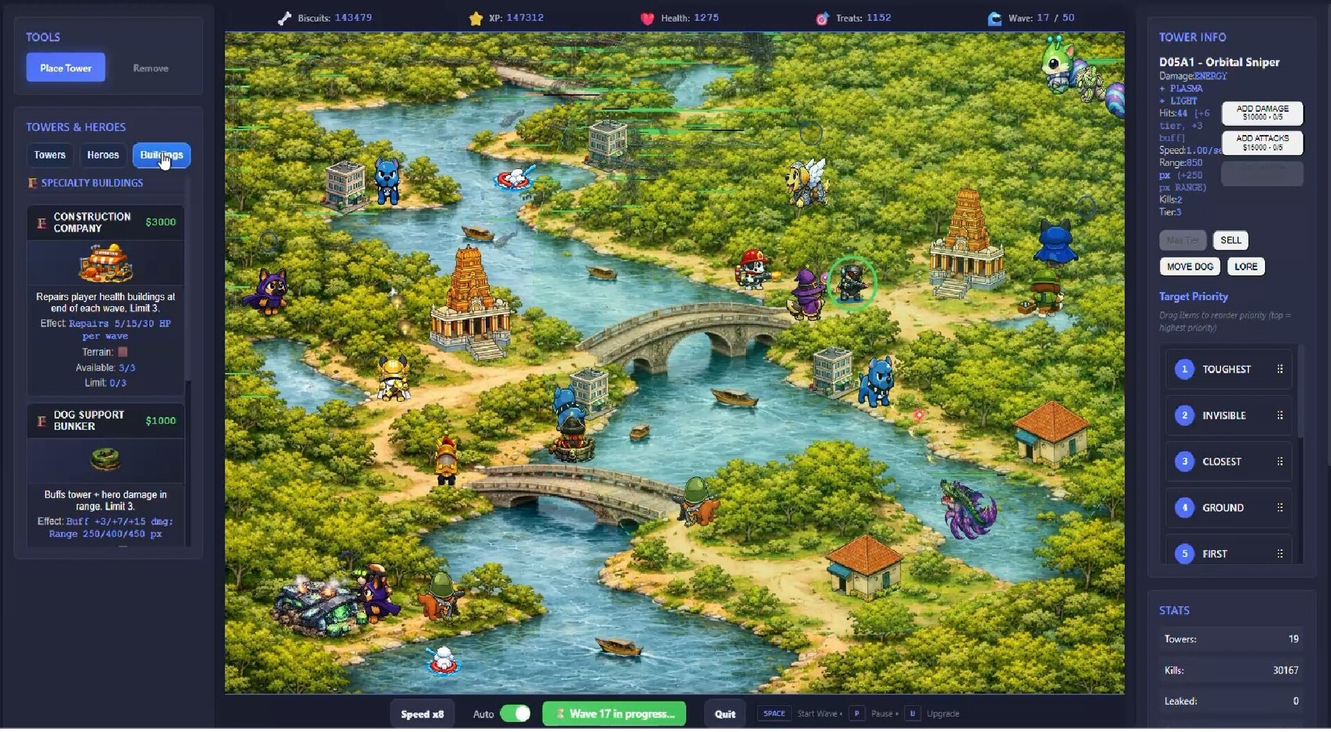 Rescue Dogs vs Aliens Tower Defense screenshot 5