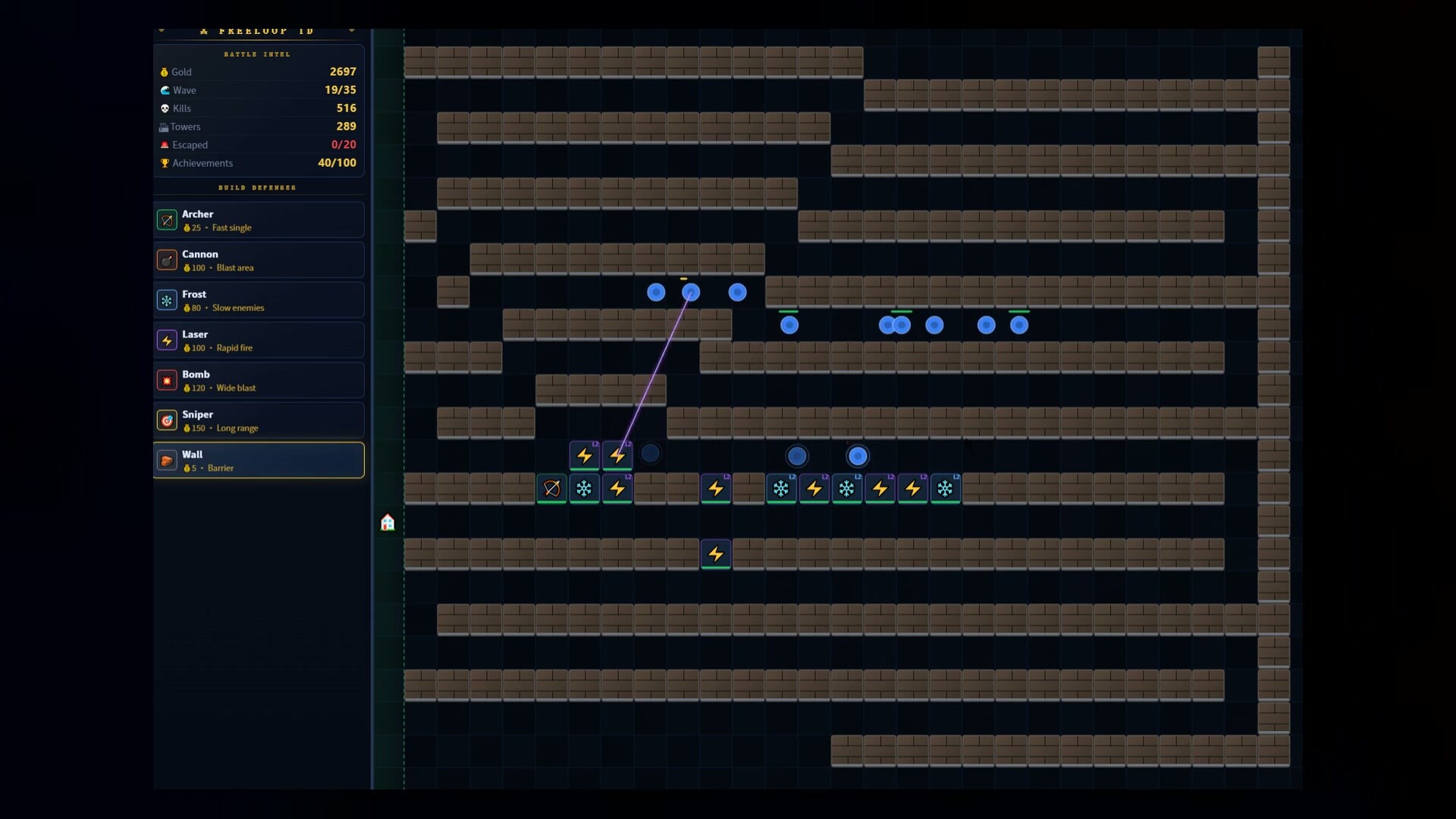 Free Loop Tower Defense 人生是旷野塔防 FLTD screenshot 1