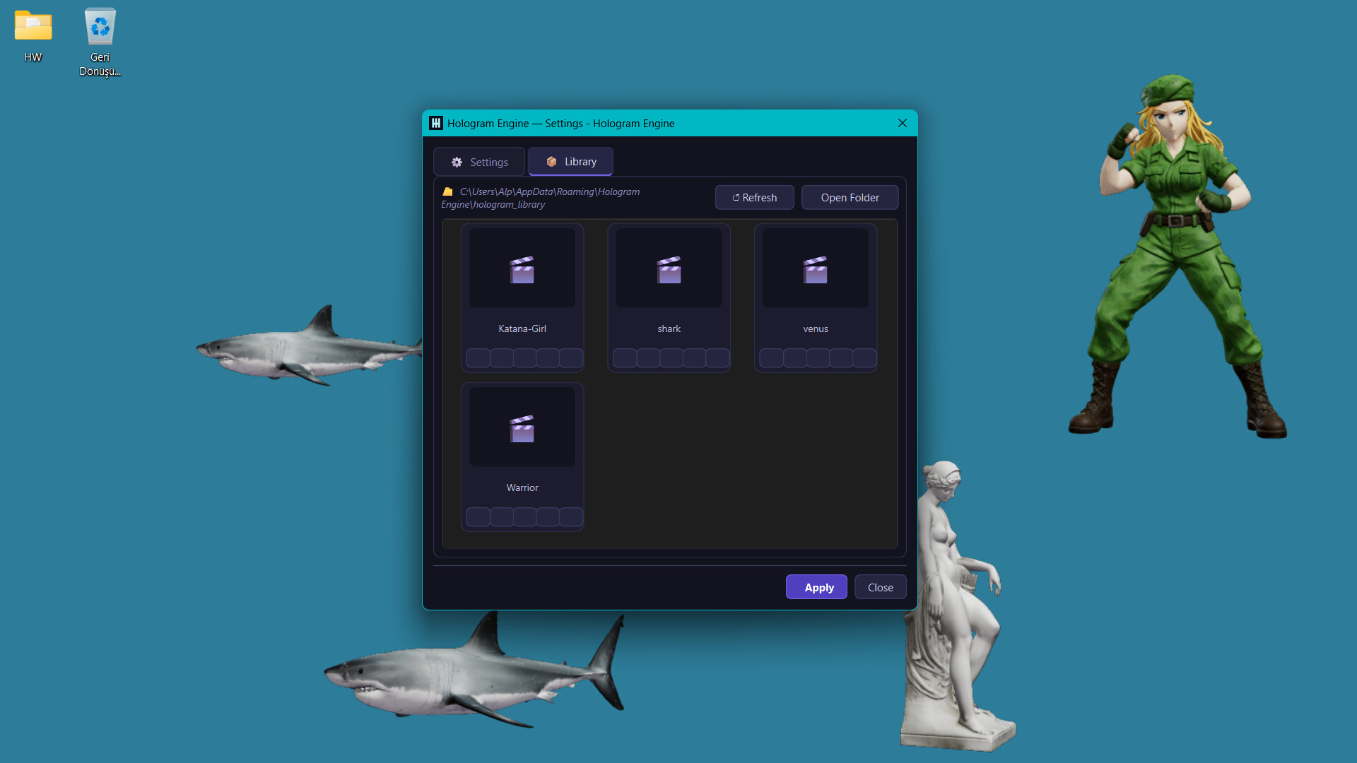 Hologram Engine screenshot 1