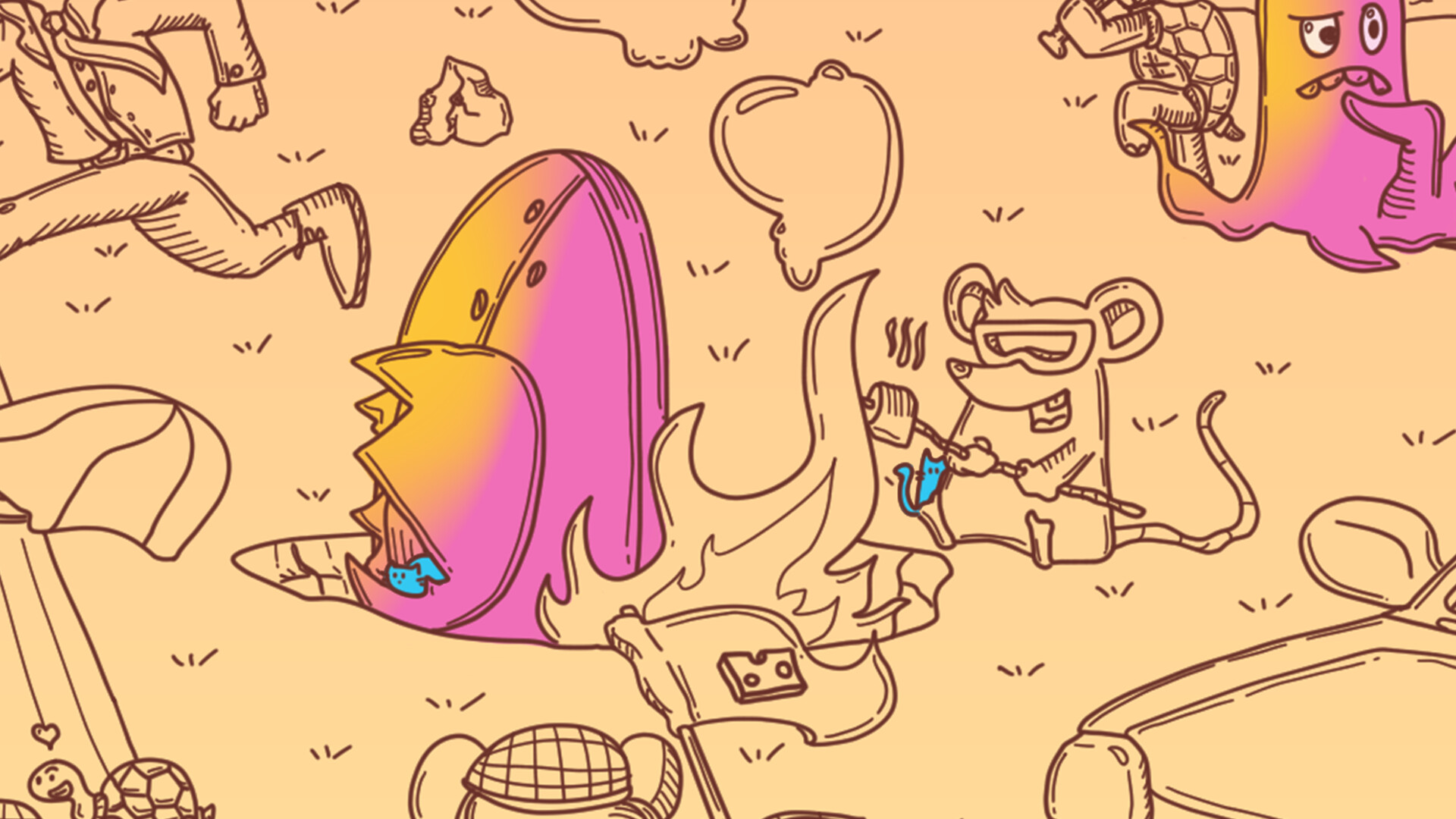 Secret Cats - Independence Day screenshot 1