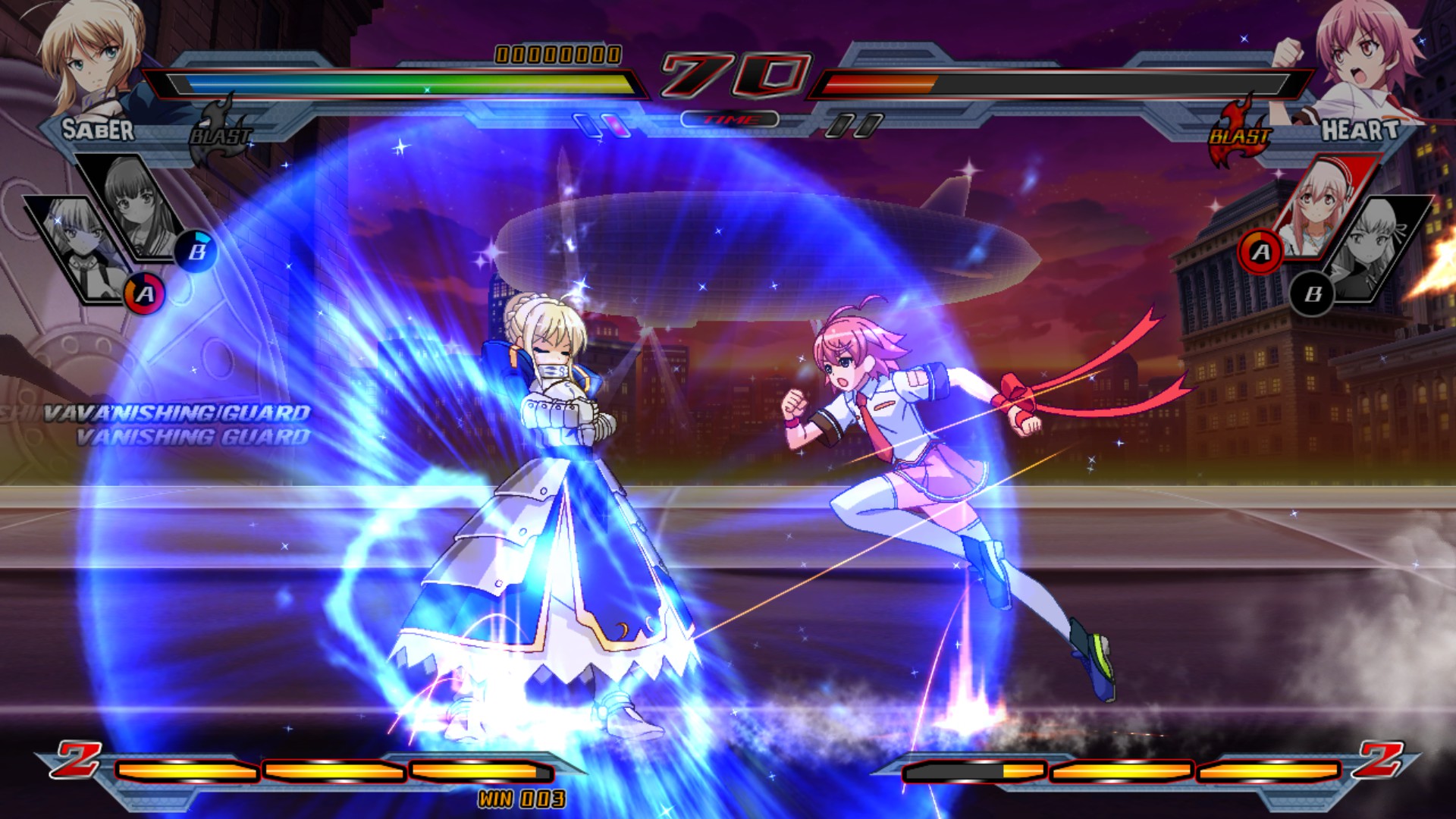 Nitroplus Blasterz: Heroines Infinite Duel screenshot 15