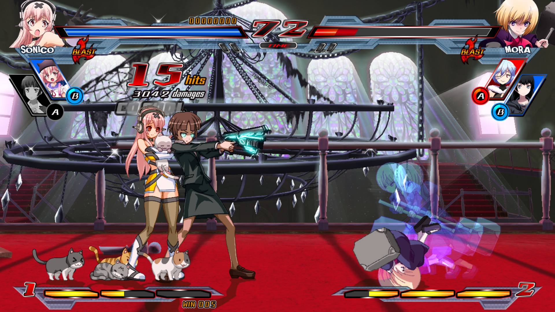 Nitroplus Blasterz: Heroines Infinite Duel screenshot 19