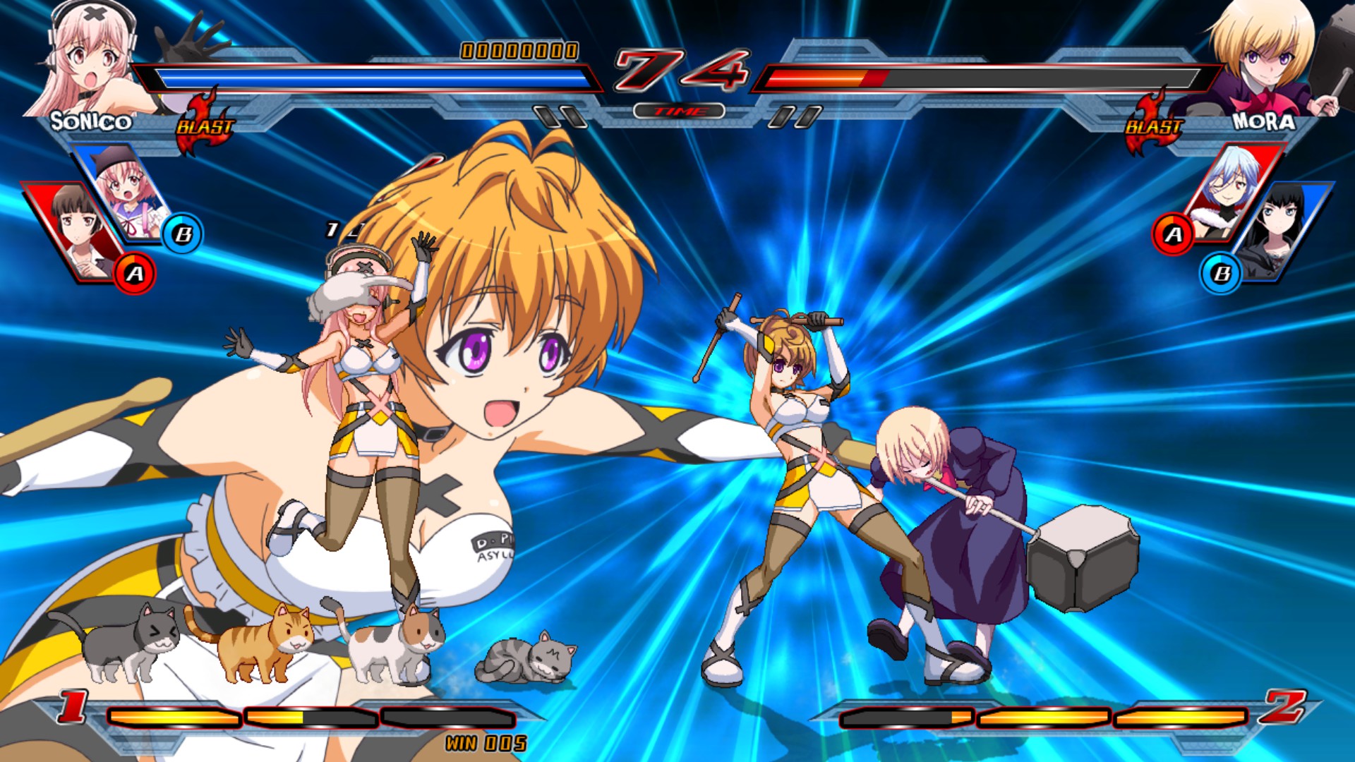 Nitroplus Blasterz: Heroines Infinite Duel screenshot 18