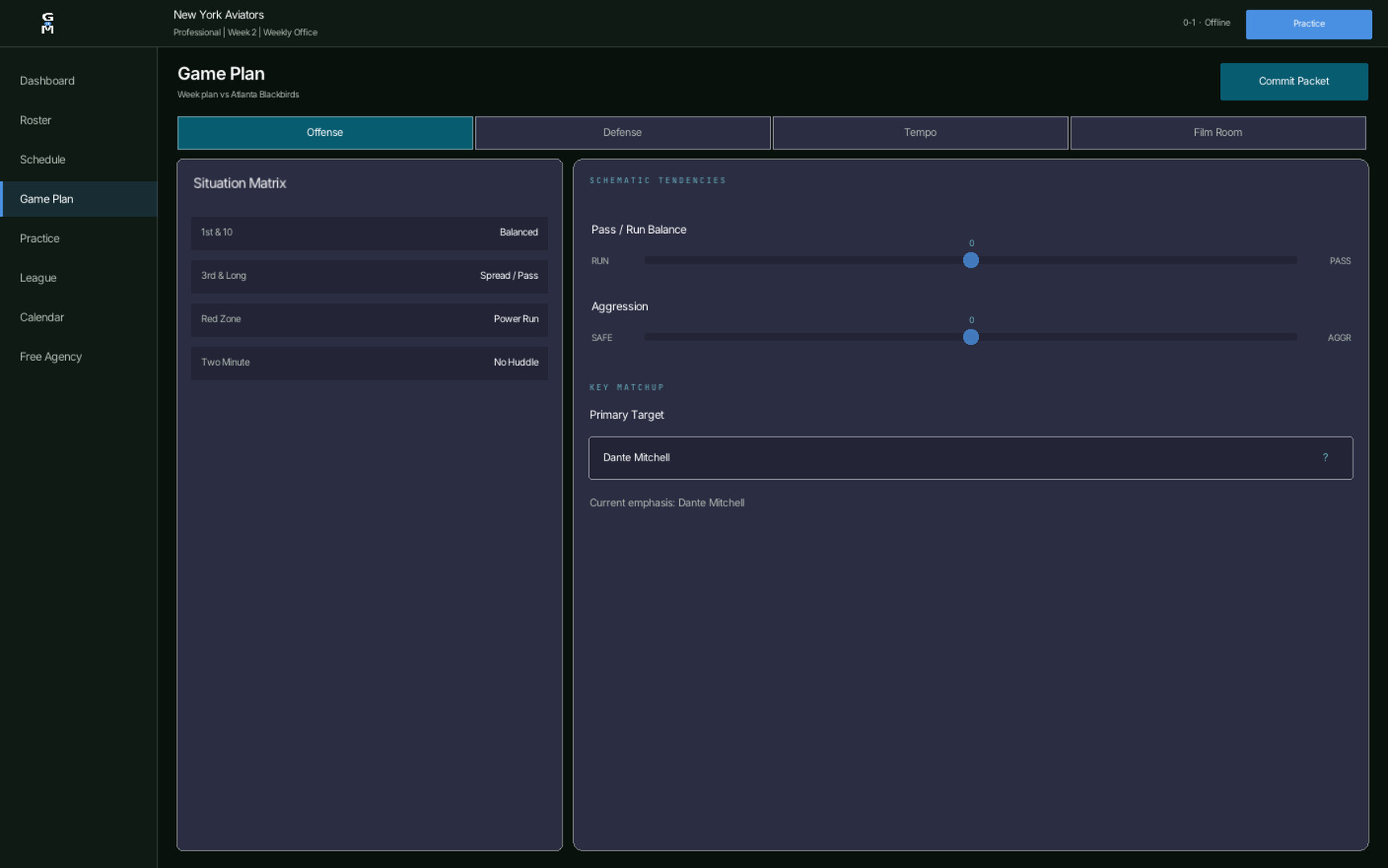 Gridiron Manager screenshot 1