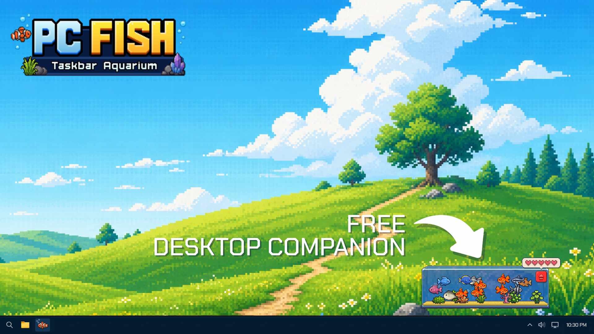 PC FISH: Taskbar Aquarium screenshot 2