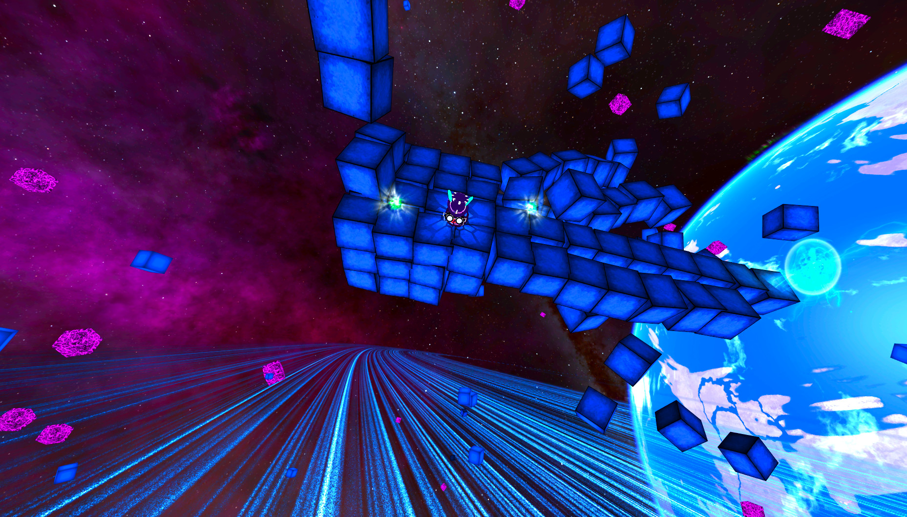 Deep Blue 3D Maze in Space screenshot 6