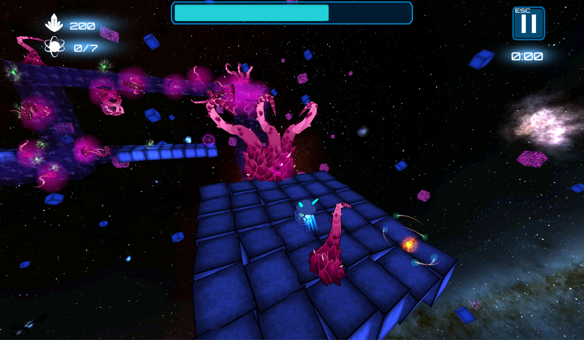 Deep Blue 3D Maze in Space screenshot 17