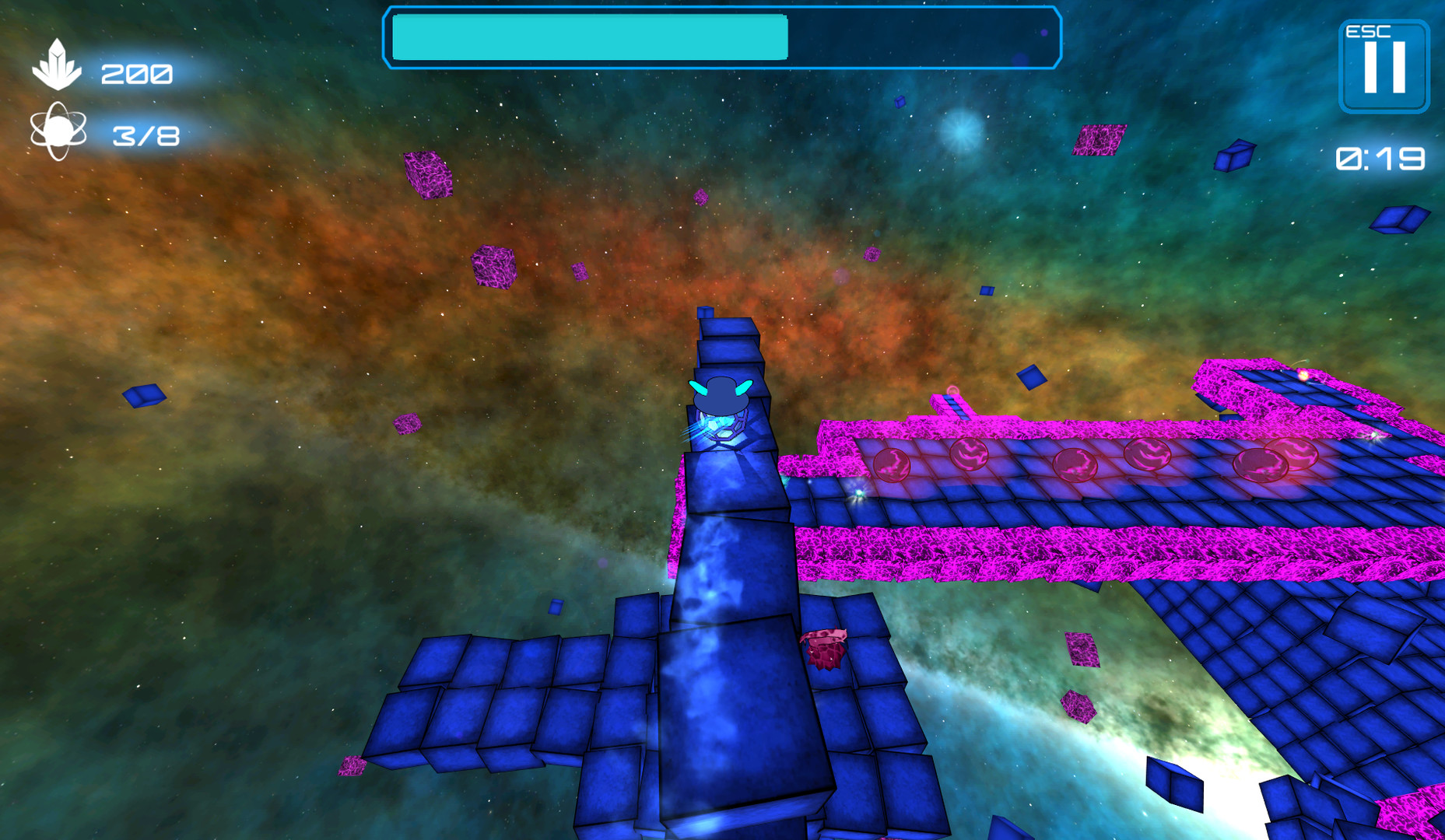 Deep Blue 3D Maze in Space screenshot 13