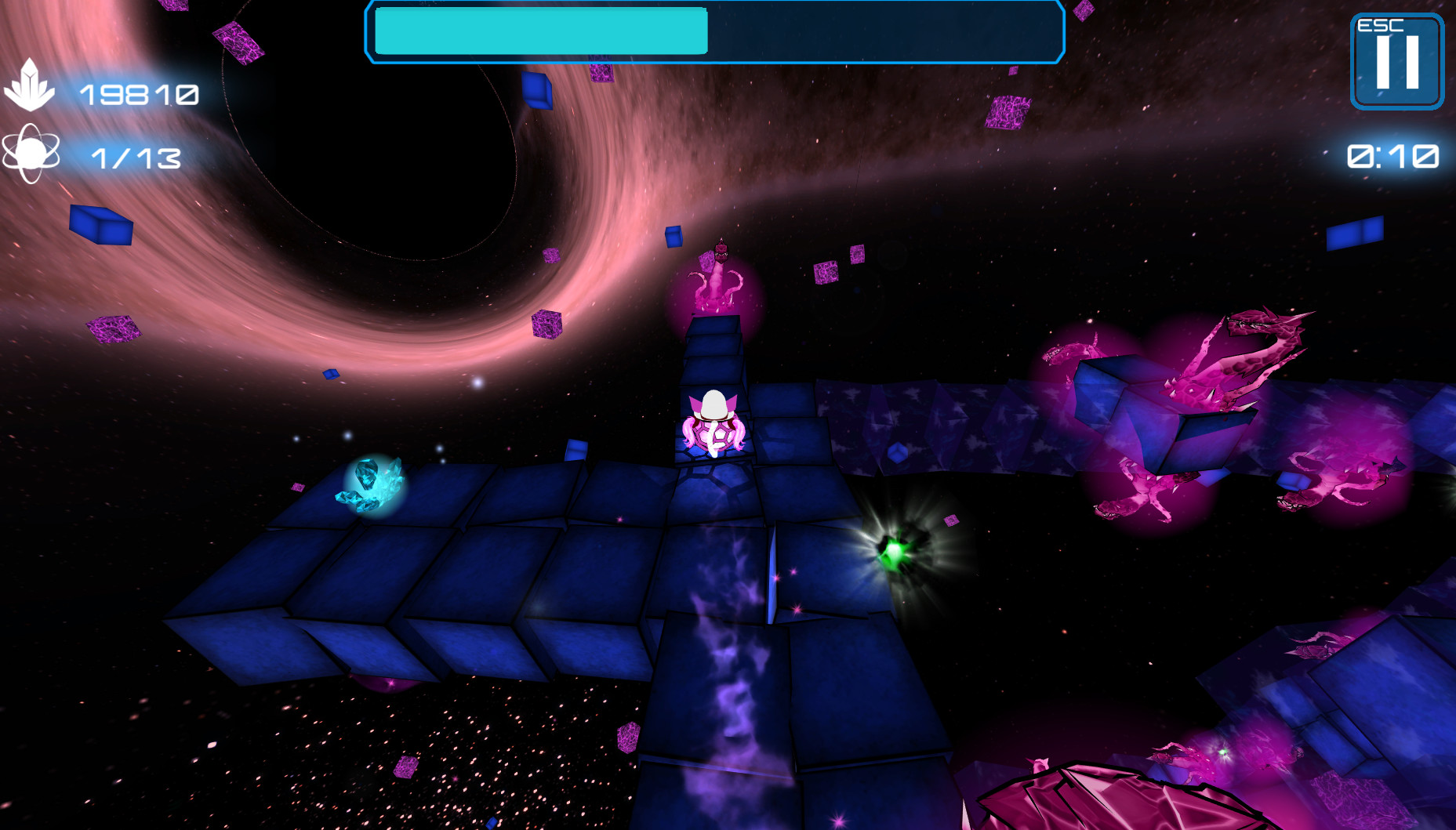 Deep Blue 3D Maze in Space screenshot 18