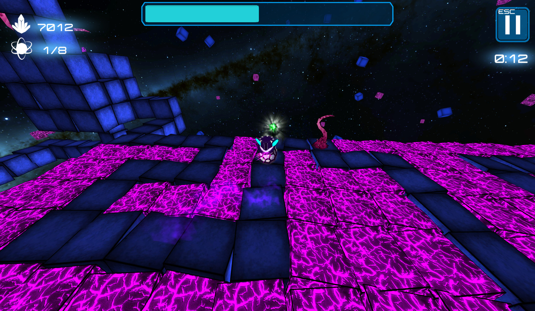 Deep Blue 3D Maze in Space screenshot 15