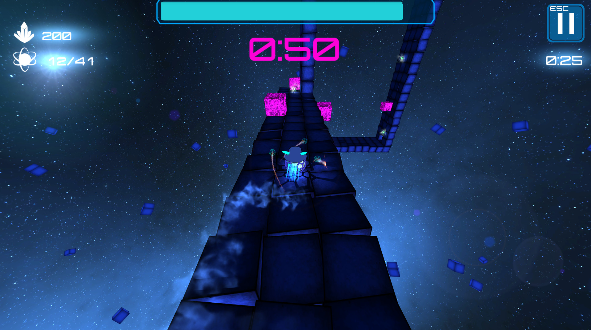 Deep Blue 3D Maze in Space screenshot 12