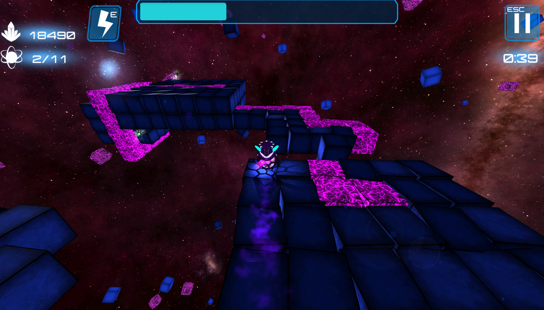 Deep Blue 3D Maze in Space screenshot 16