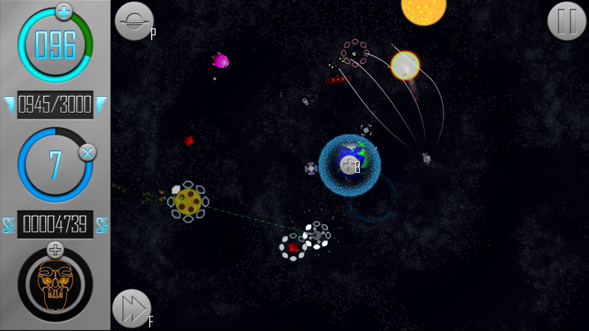Orbit: Satellite Defense screenshot 1