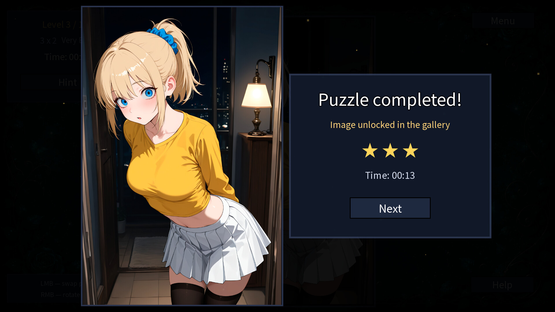 My Hentai Waifu: Puzzle screenshot 14