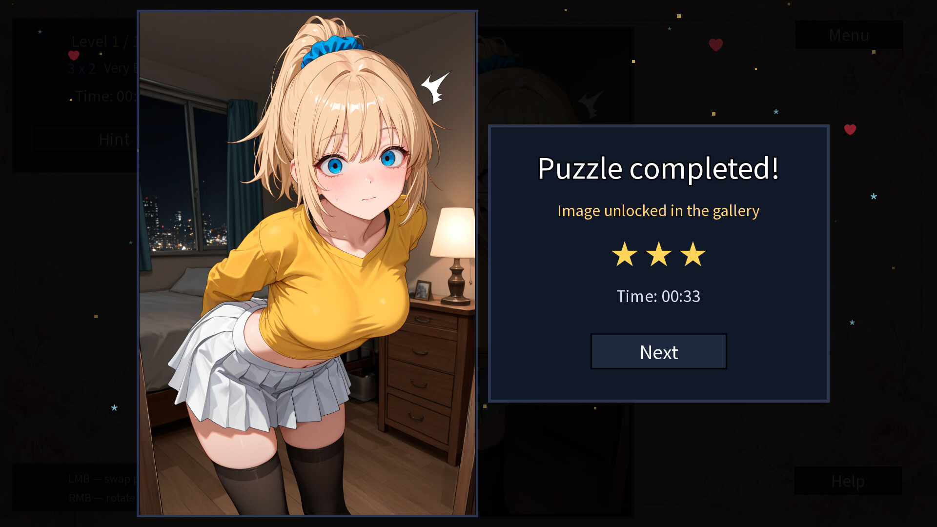 My Hentai Waifu: Puzzle screenshot 11