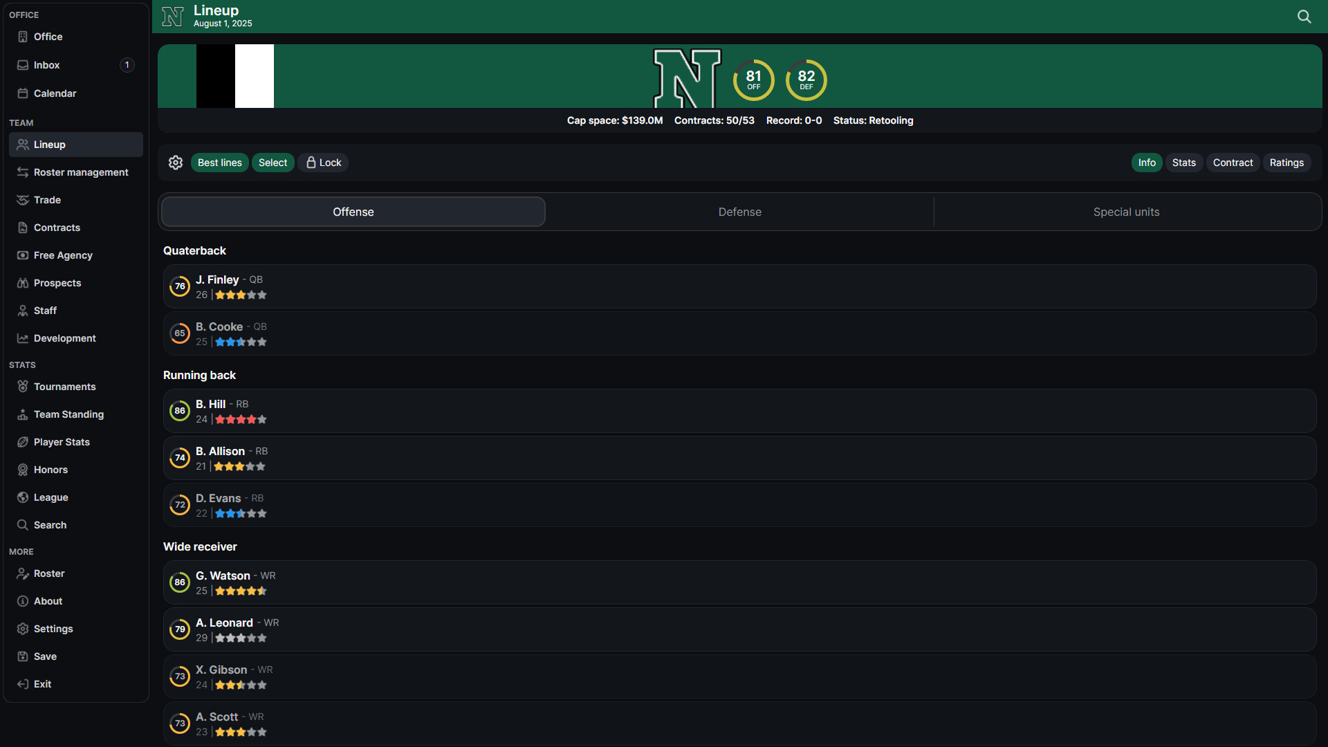 Football Legacy Manager 27 screenshot 1