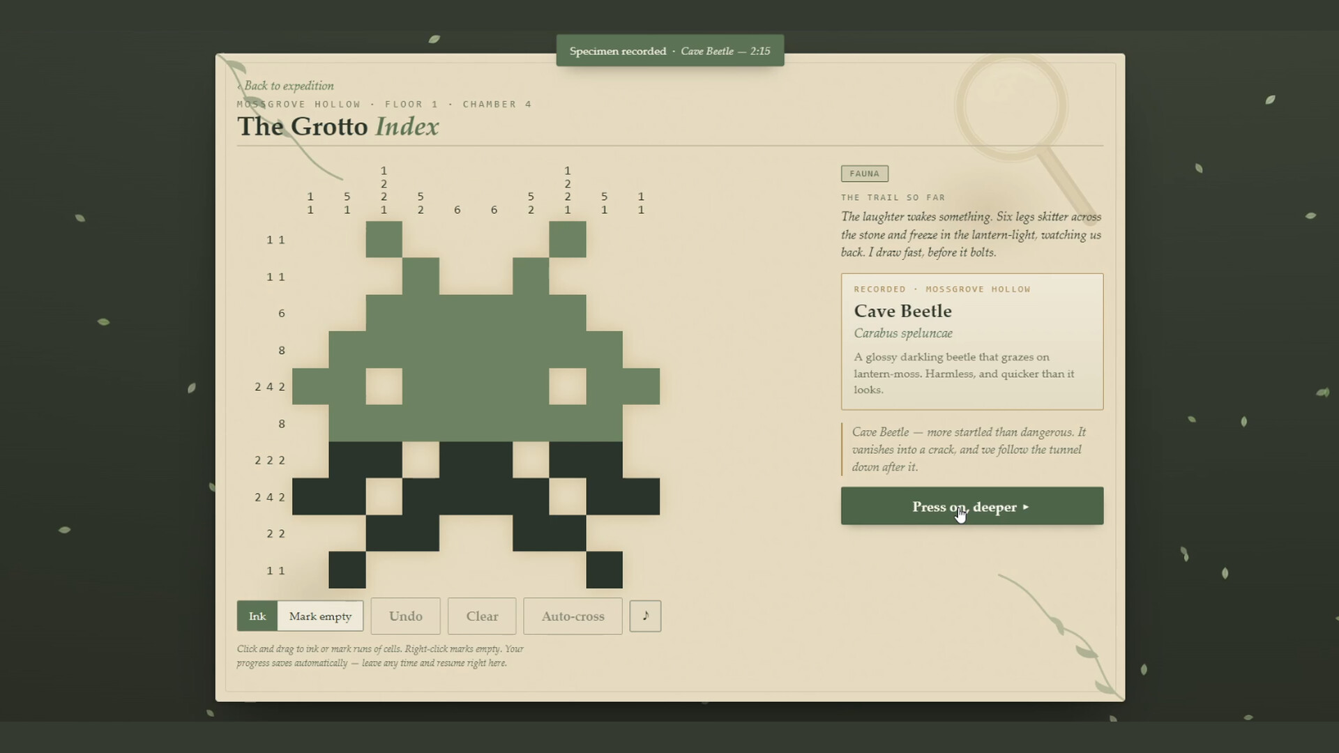 The Grotto Index screenshot 2