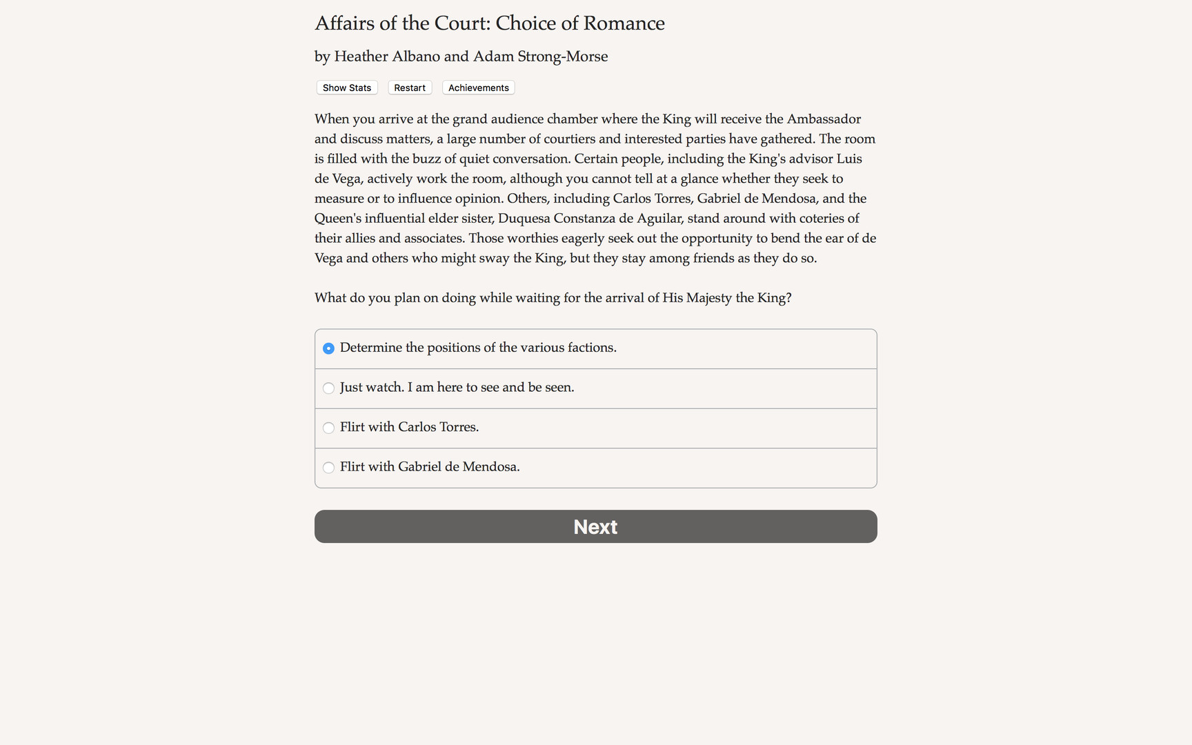 Affairs of the Court: Choice of Romance screenshot 4