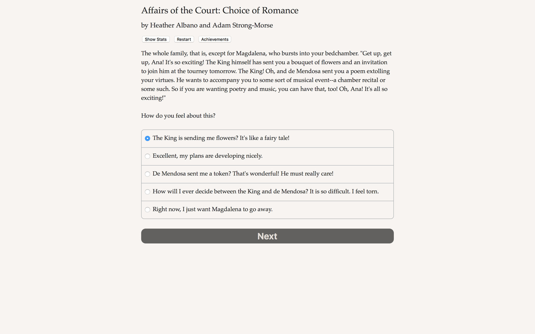 Affairs of the Court: Choice of Romance screenshot 5