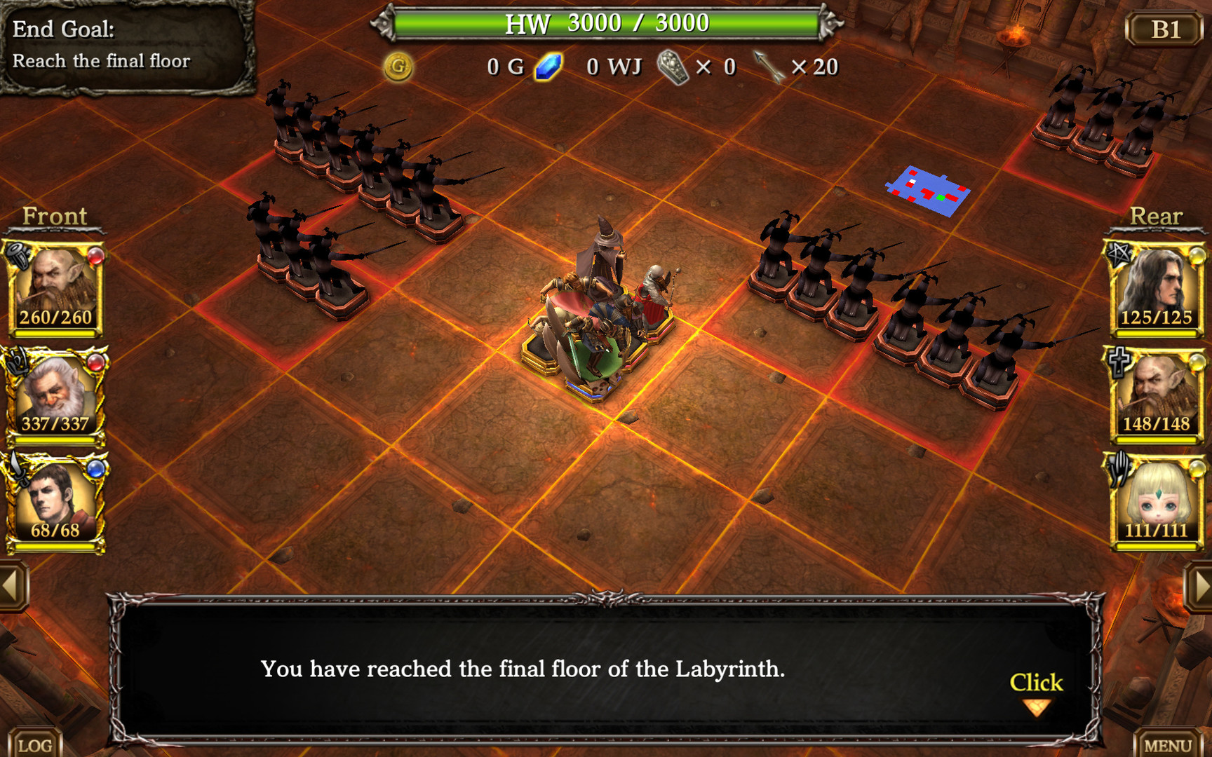 Wizrogue - Labyrinth of Wizardry screenshot 2