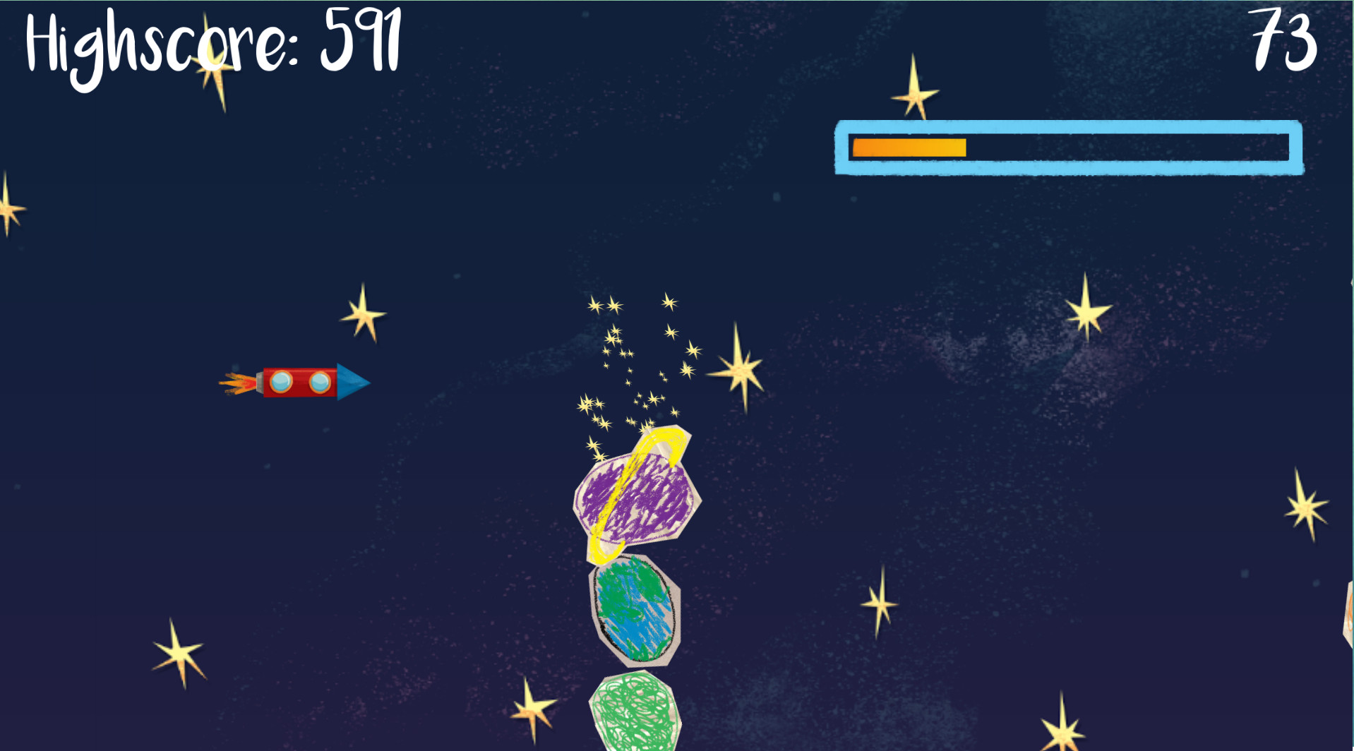 Captain Curve's Intergalactic Space Adventure screenshot 1
