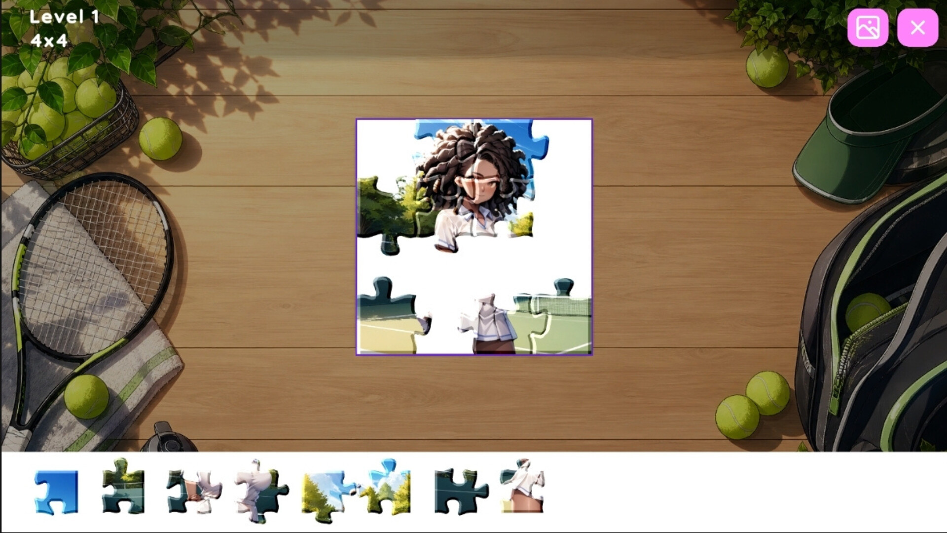 Hentai Puzzle: Selena screenshot 1