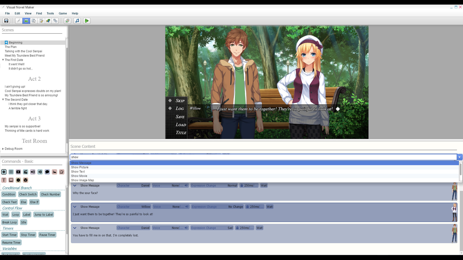Visual Novel Maker screenshot 4