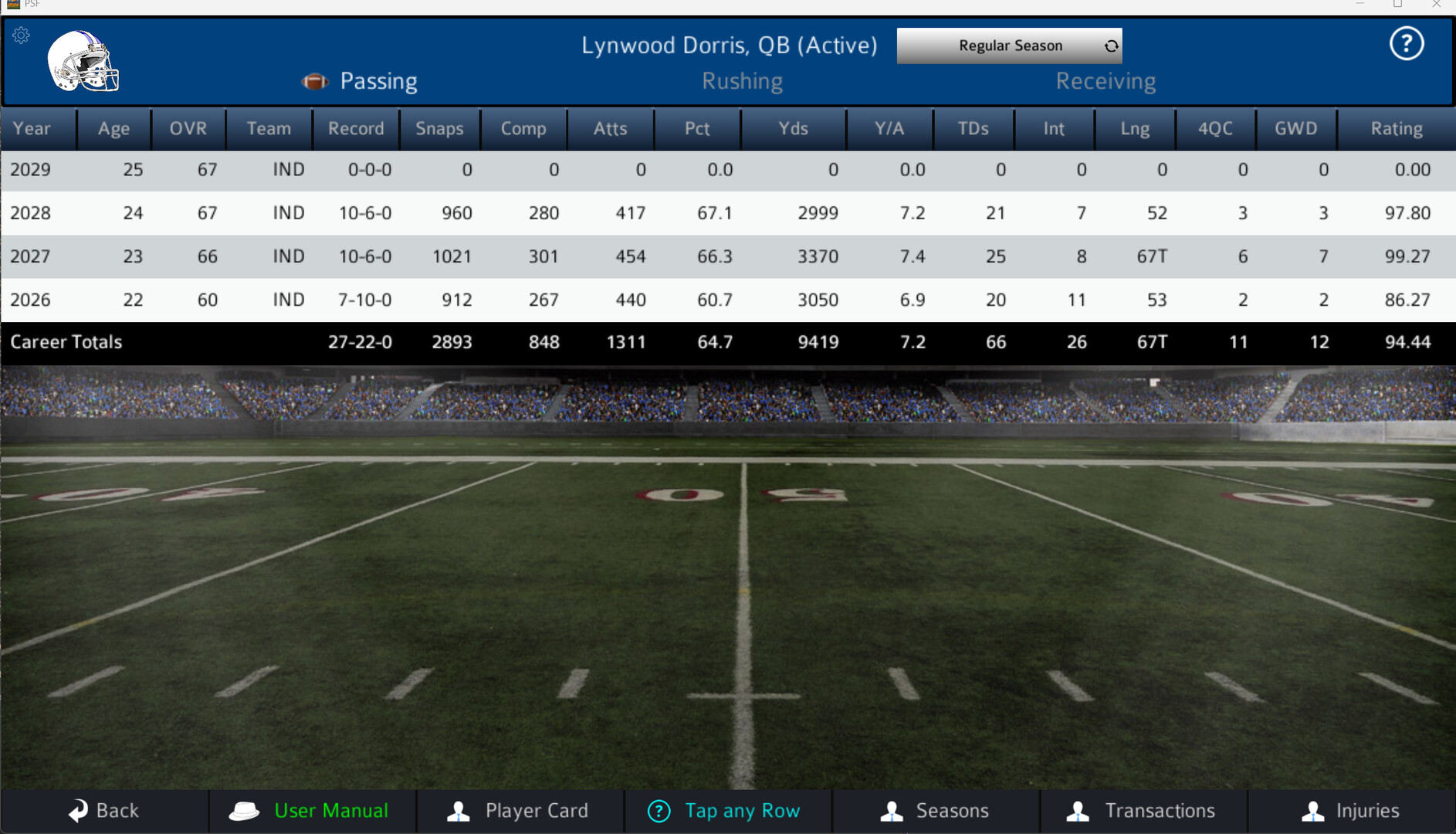 Pro Strategy Football 2027 screenshot 12