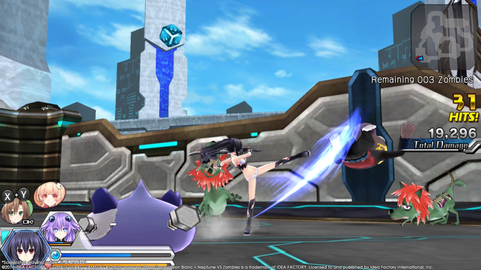 MegaTagmension Blanc + Neptune VS Zombies (Neptunia) screenshot 11