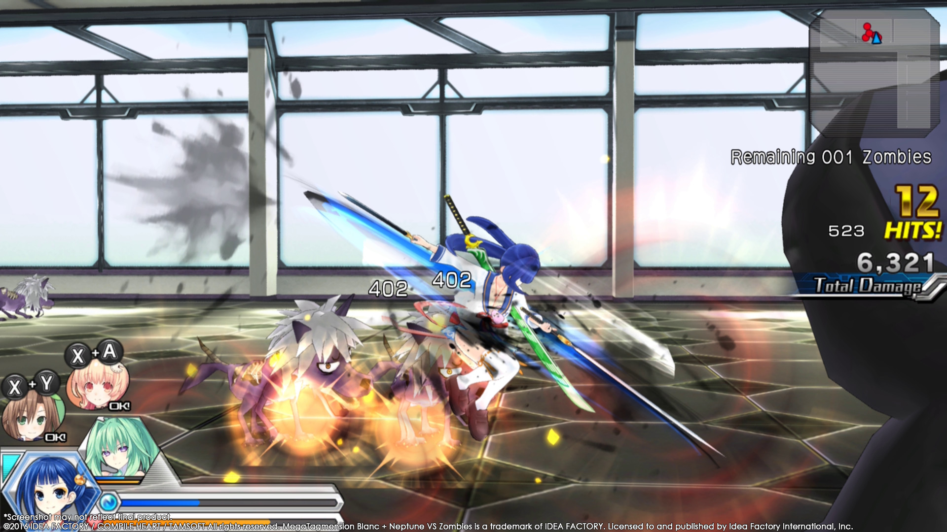 MegaTagmension Blanc + Neptune VS Zombies (Neptunia) screenshot 15