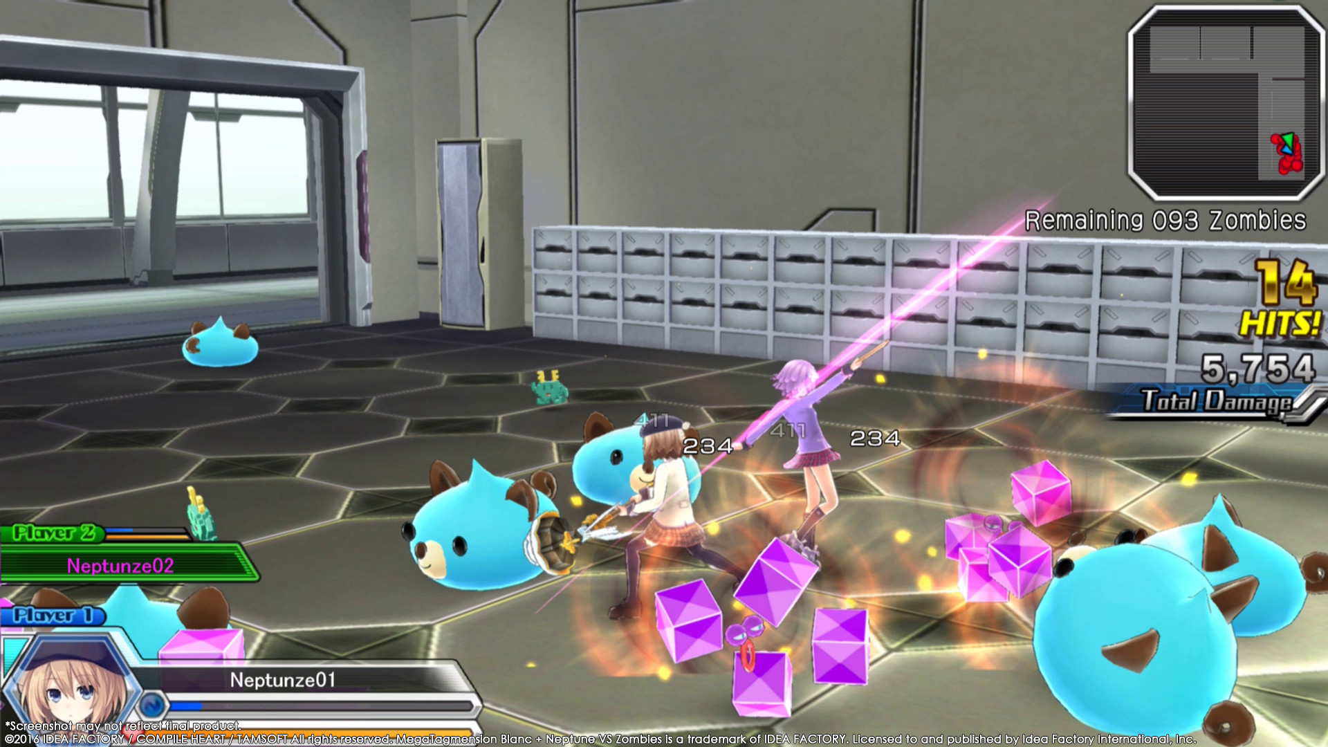 MegaTagmension Blanc + Neptune VS Zombies (Neptunia) screenshot 1
