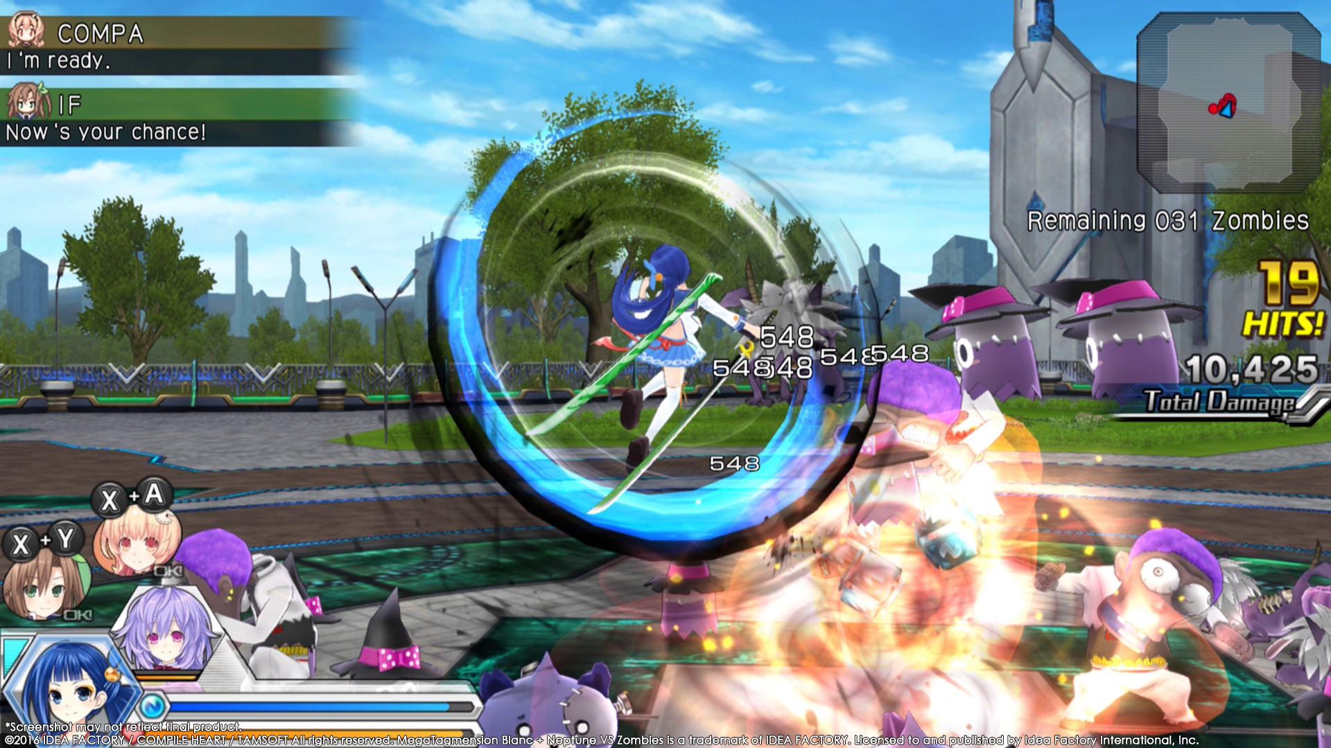 MegaTagmension Blanc + Neptune VS Zombies (Neptunia) screenshot 8