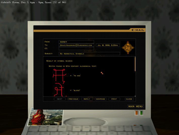 Gabriel Knight® 3: Blood of the Sacred, Blood of the Damned screenshot 2