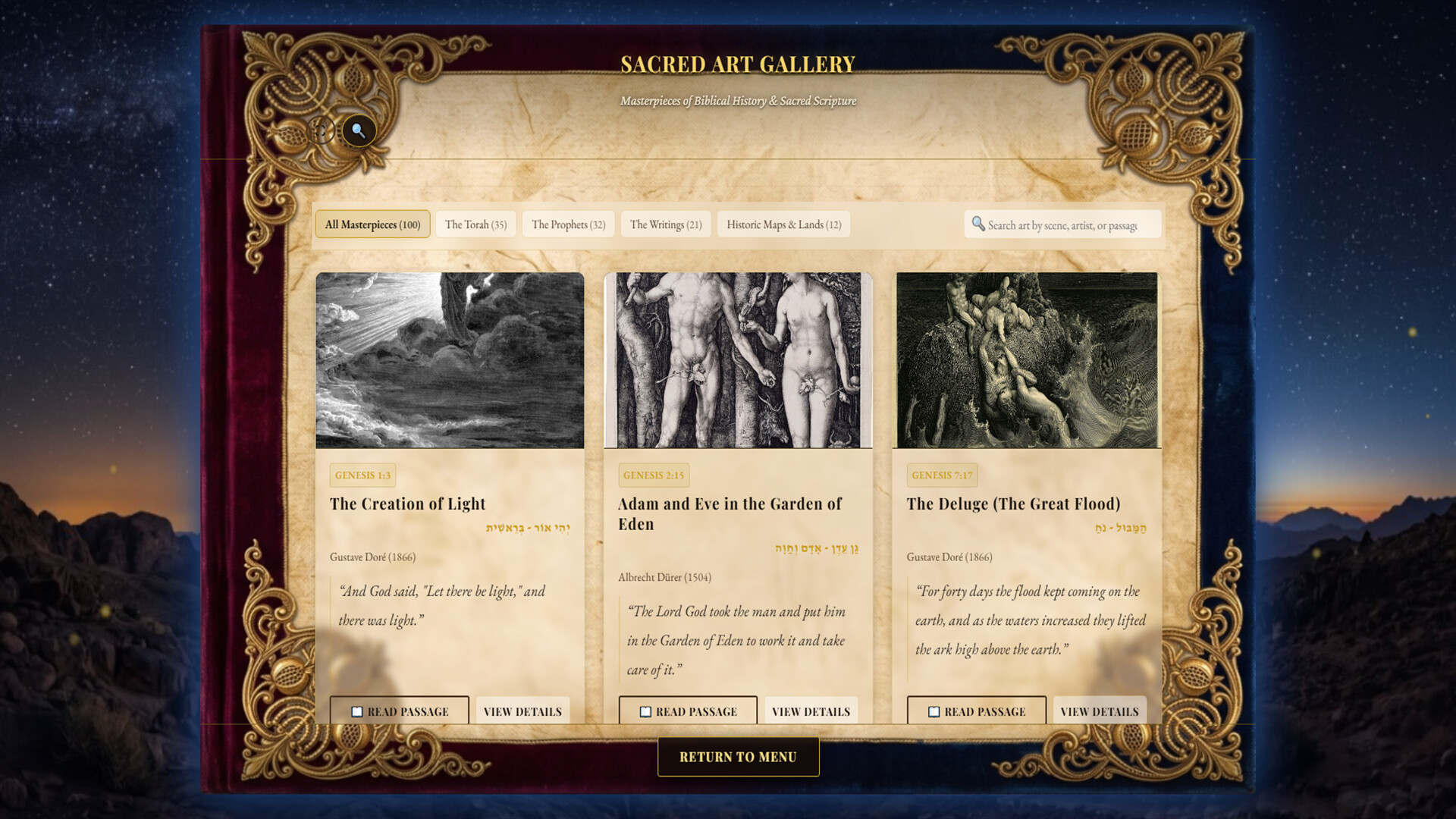 Scrolls of Torah, Prophets & Writings screenshot 5