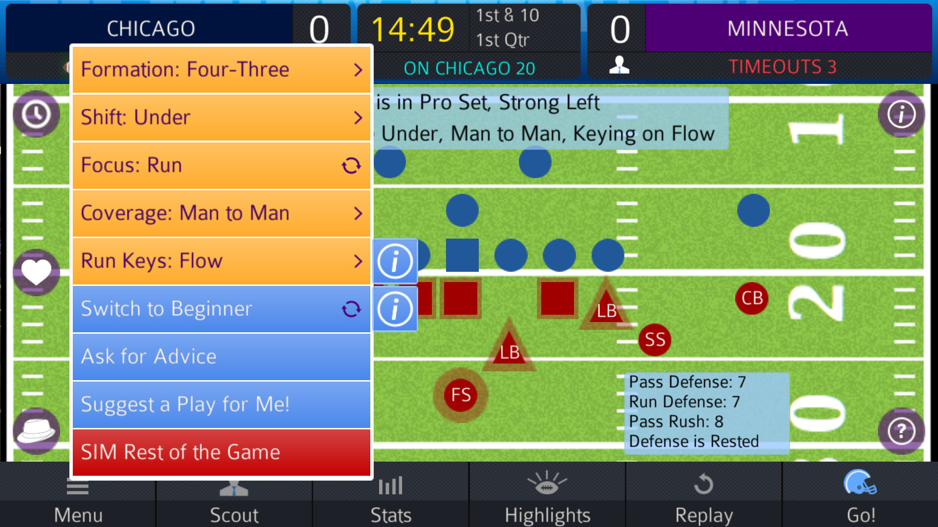 Pro Strategy Football 2016 screenshot 10