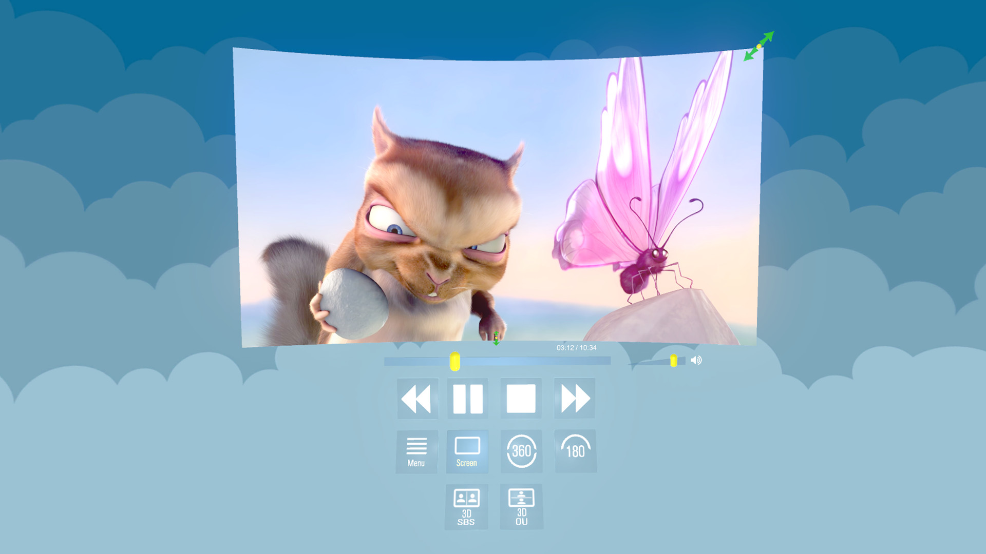 Simple VR Video Player screenshot 1